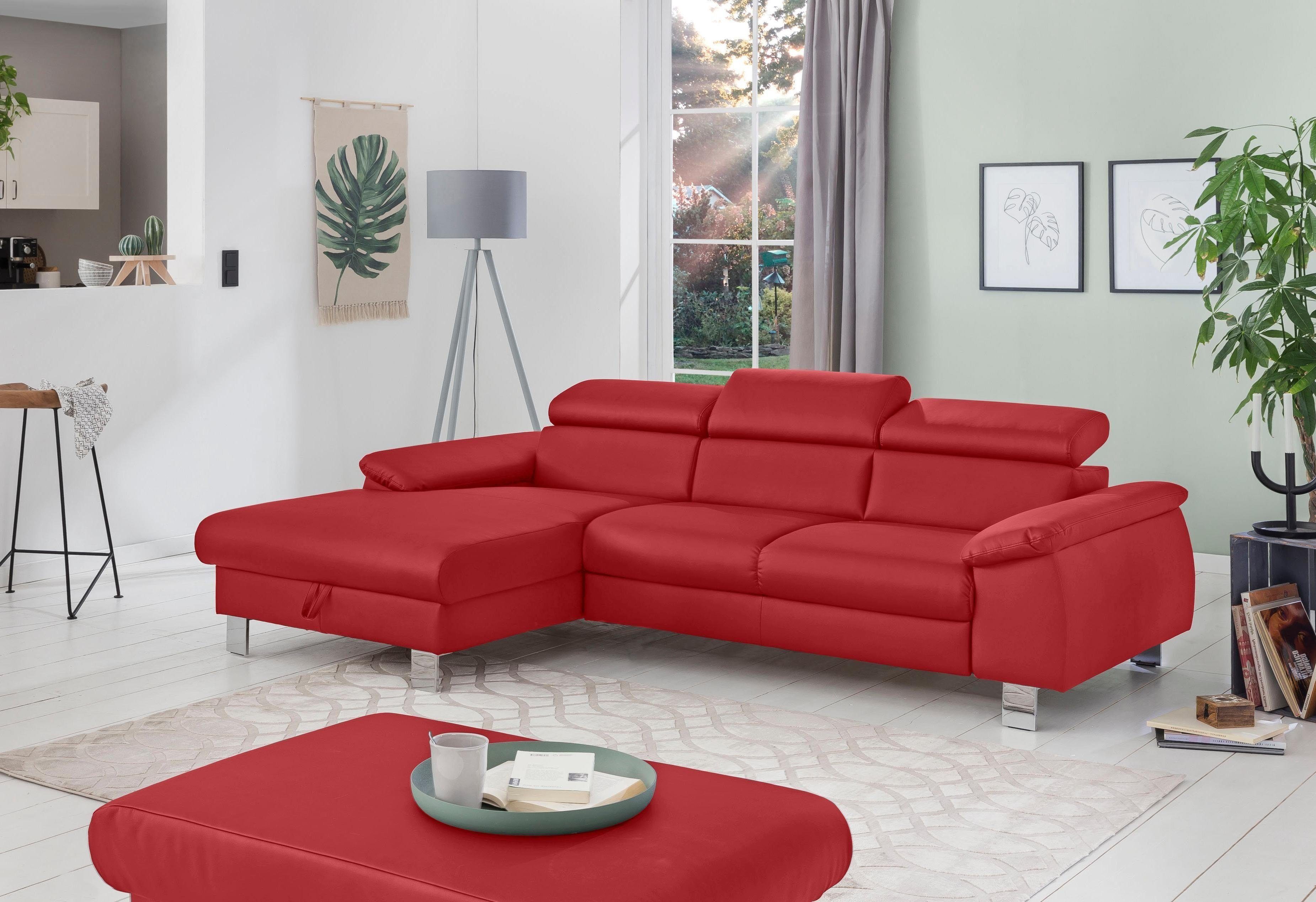 COTTA Polstergarnitur Komaris L-Form, (Set), Set bestehend aus: Ecksofa mit günstig online kaufen