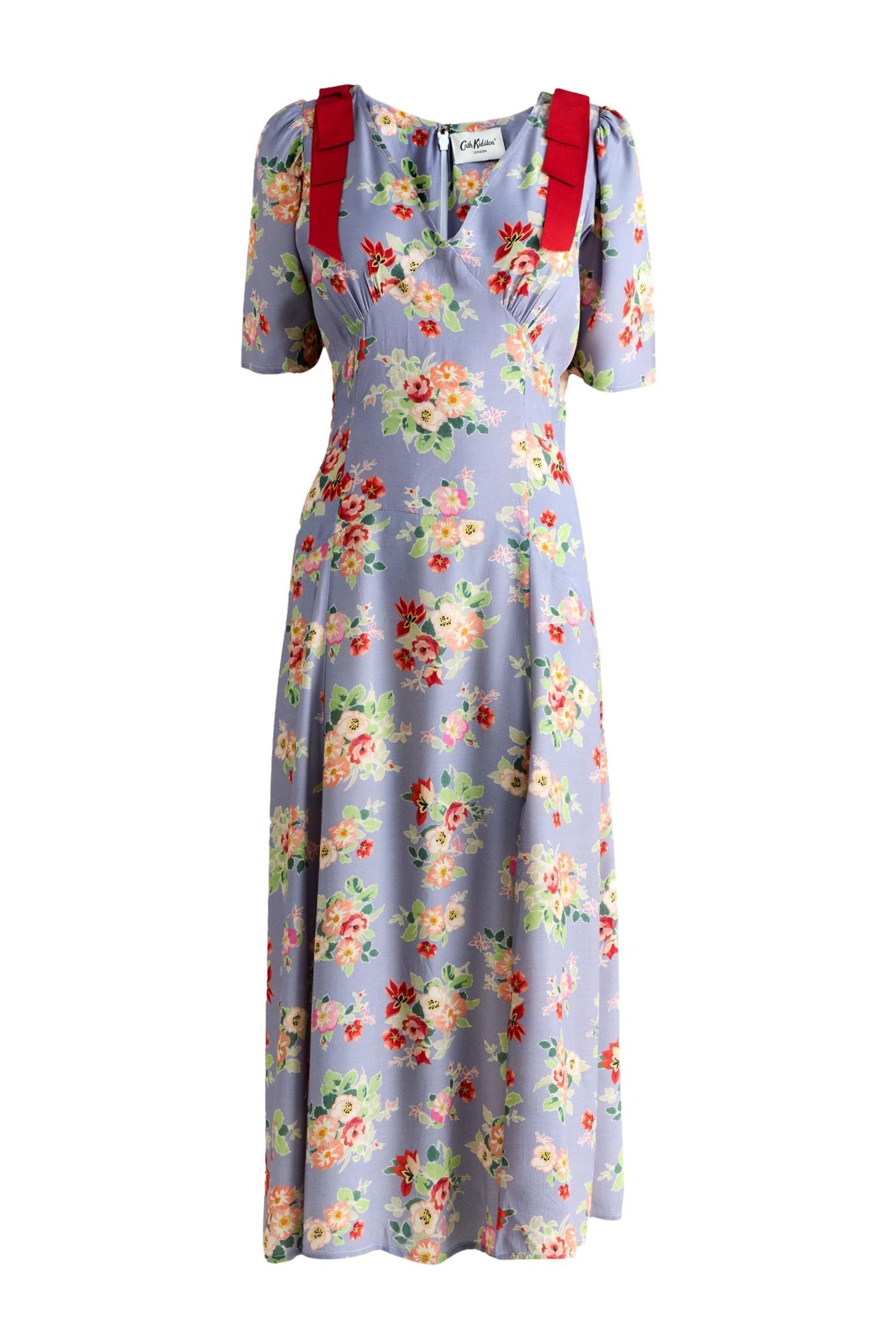 Cath Kidston Midikleid Cath Kidston Fit and Flare Midikleid aus Viskose (1-tlg)