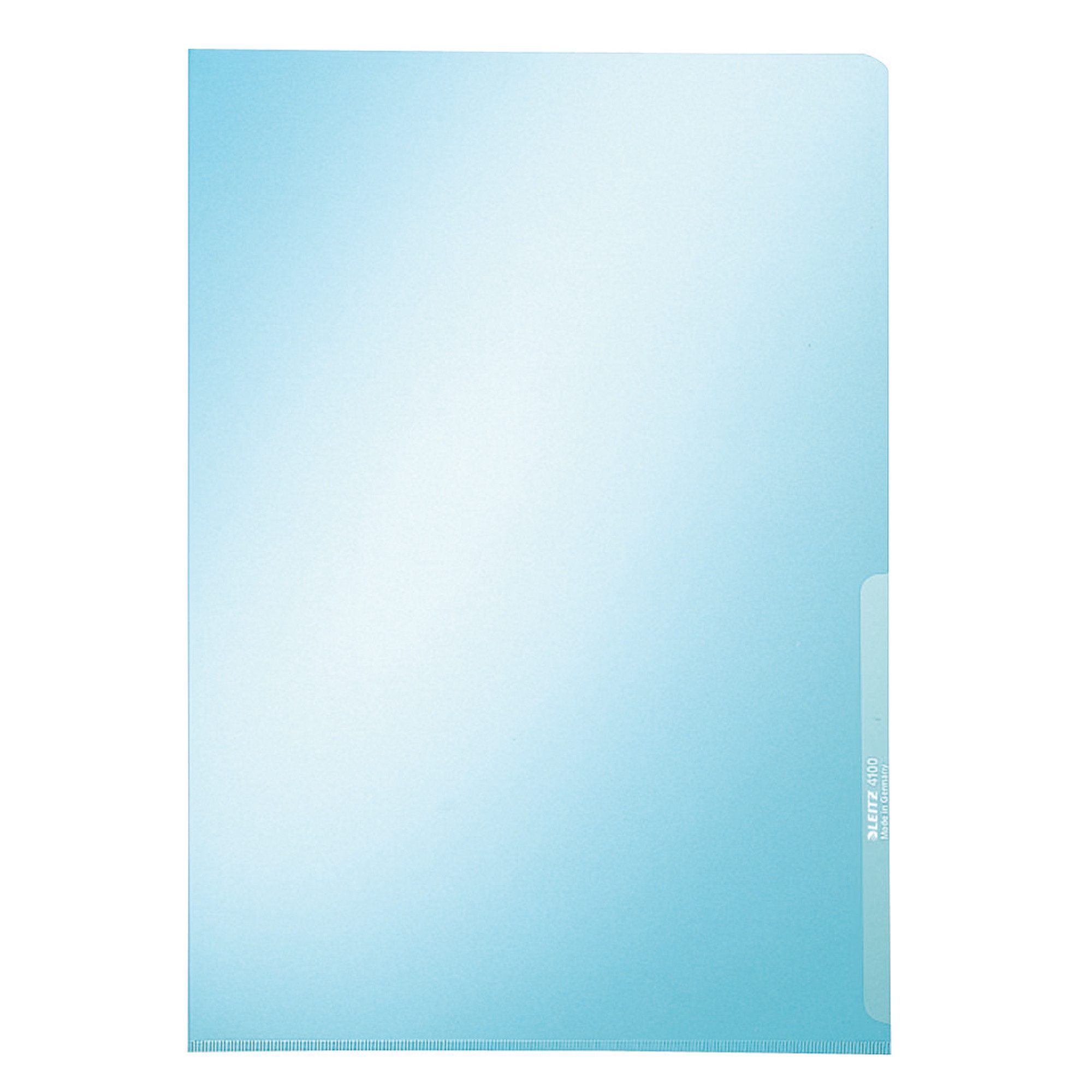 LEITZ Prospekthülle Sichthülle Premium 41000035 A4 0,15mm PVC blau 100 Stück