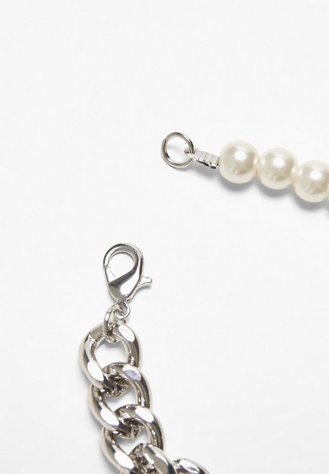 URBAN CLASSICS Bettelarmband Accessoires Pearl Flat Chain Bracelet
