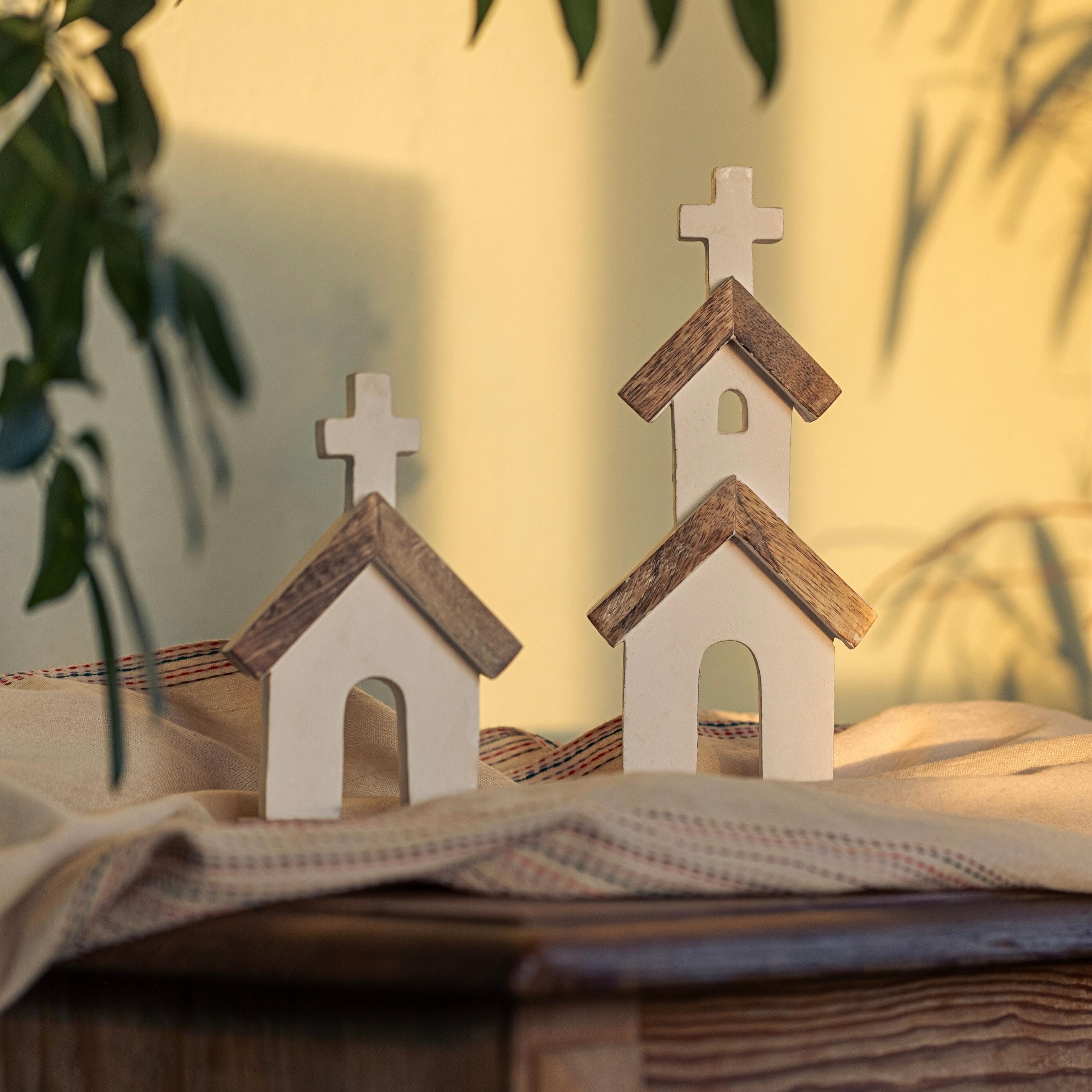 El Puente Dekofigur Deko-Figur "Kirche", Handmade, Handmade