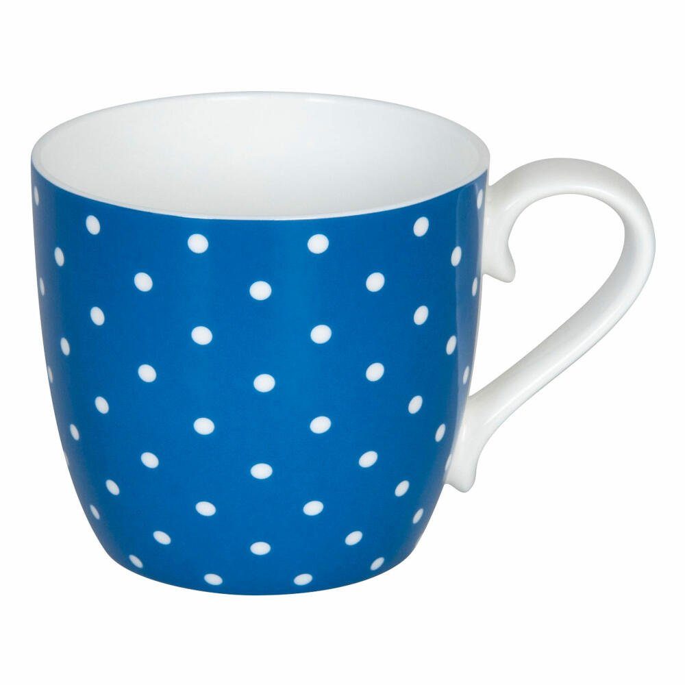 Könitz Becher Little Dots Turquoise 400 ml, New Bone China