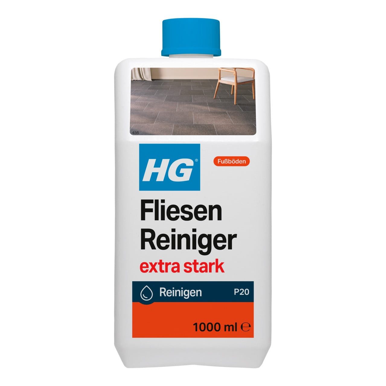 HG International B.V. HG Fliesenreiniger extra stark 1 L Fussbodenreiniger