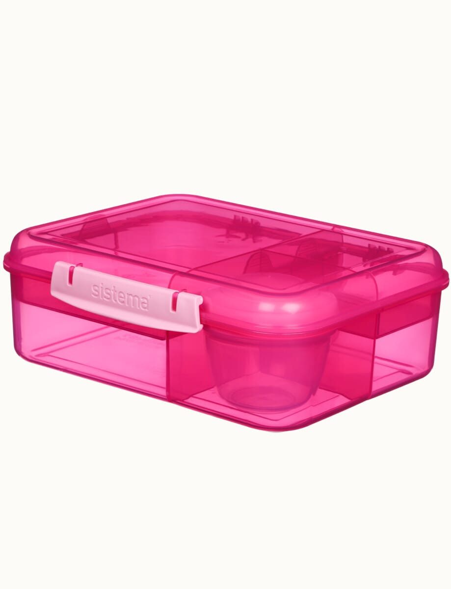 sistema Aufbewahrungsbox Sistema 1,65L Bento Lunch - Pink