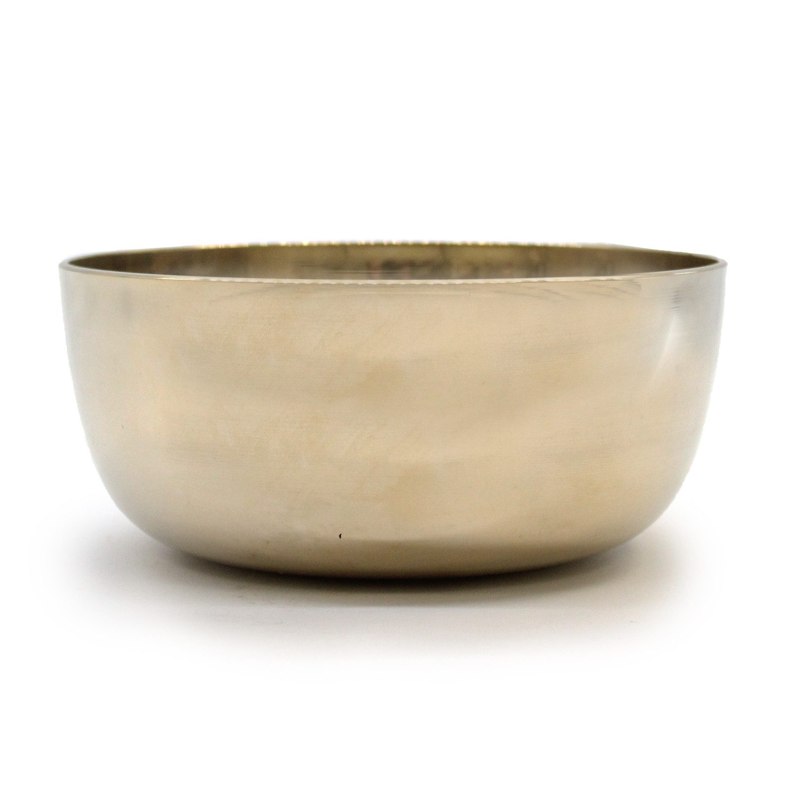 Bali-Homedecor Klangschalen Tibetische Artefakte und Klangschalen Große Messingklangschale - 17cm