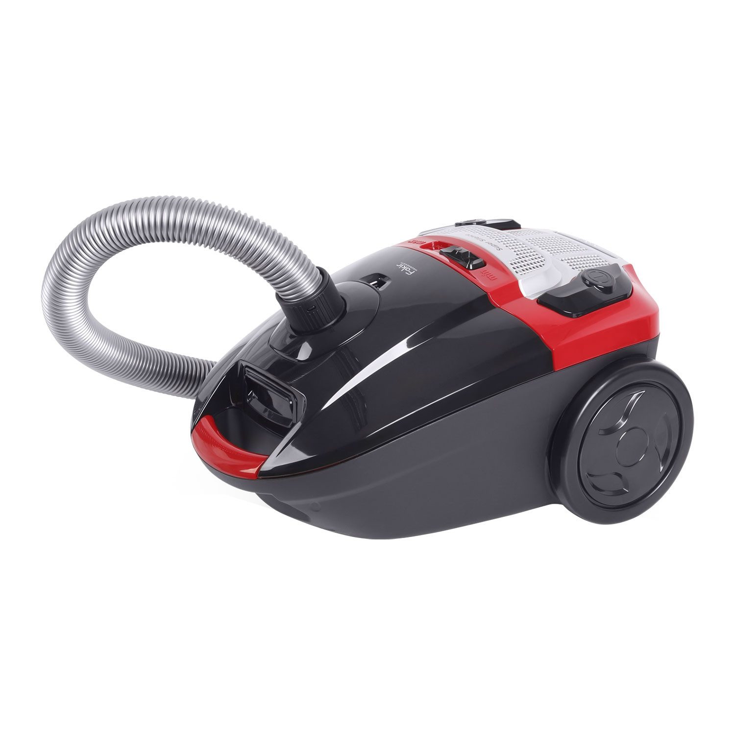 FAKIR Bodenstaubsauger Red Vac Power Bodenstaubsauger, 700 W, geeignet für Allergiker, Hartboden, Teppichboden