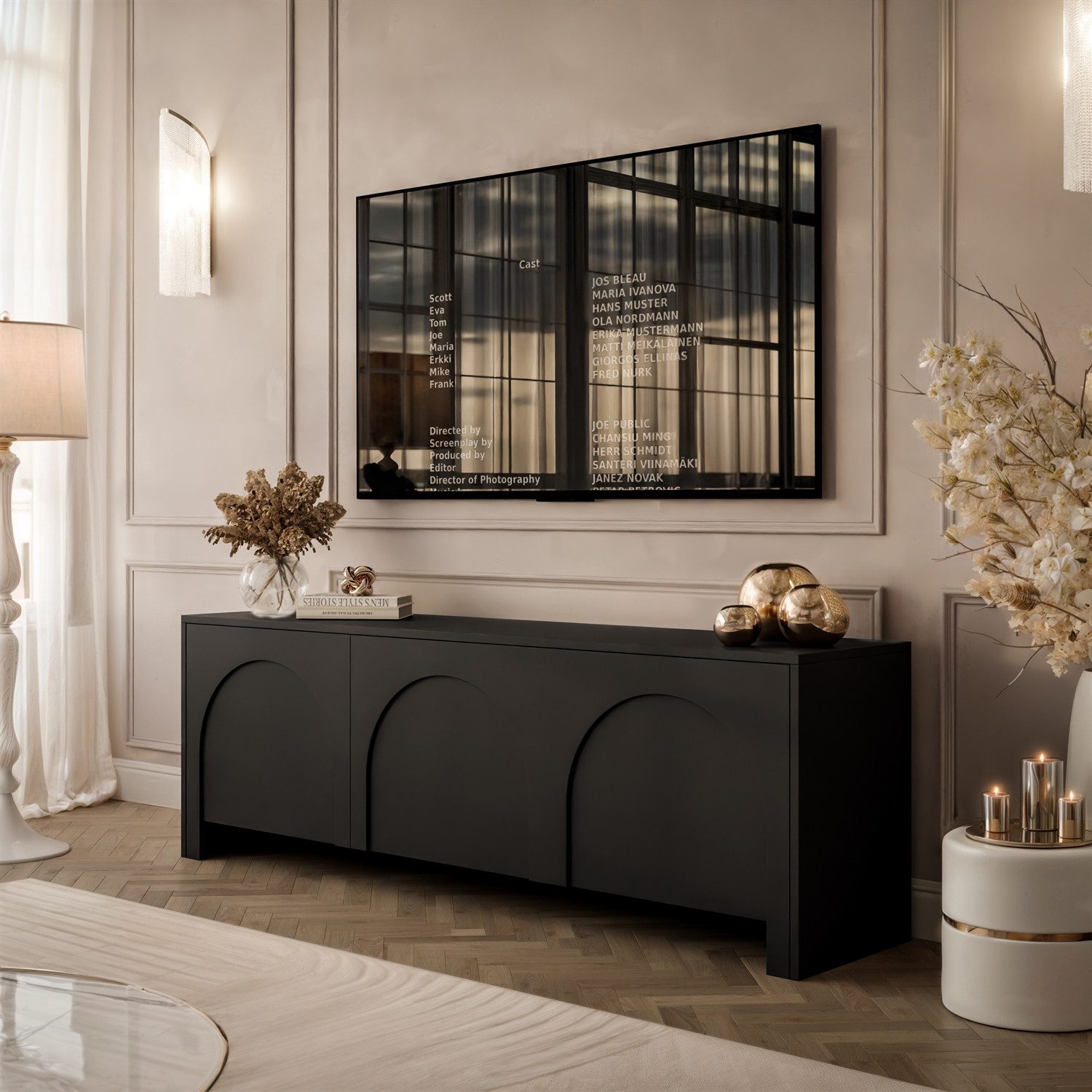 Lookway Lowboard ARIADNA mit drei Türen günstig online kaufen