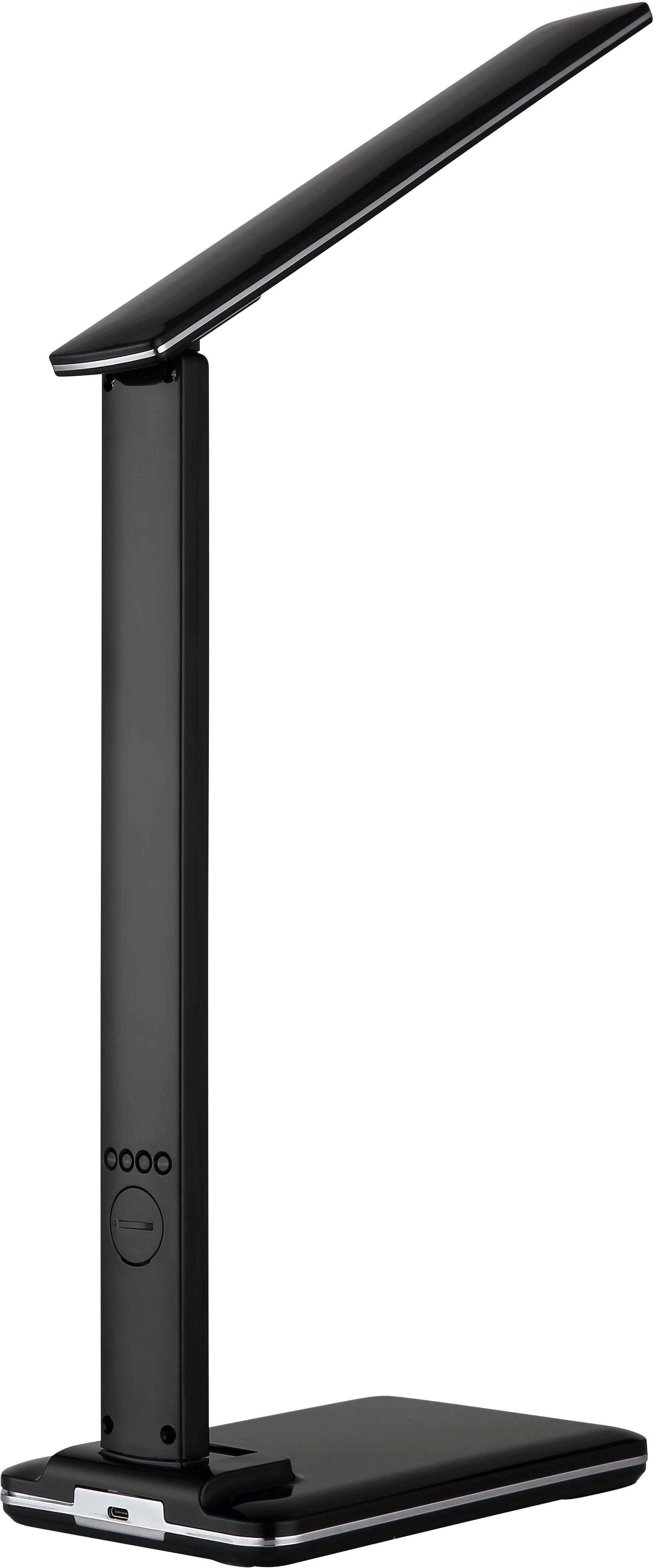 Hanseatic LED Tischleuchte TL-CCT, Dimmfunktion, Farbsteuerung, Kalenderfunktion, Leuchtdauer einstellbar, Temperaturanzeige, Timerfunktion, mehrere Helligkeitsstufen, LED fest integriert, warmweiß - kaltweiß, Schreibtischleuchte, Office Lampe, CCT, Timer, Uhr