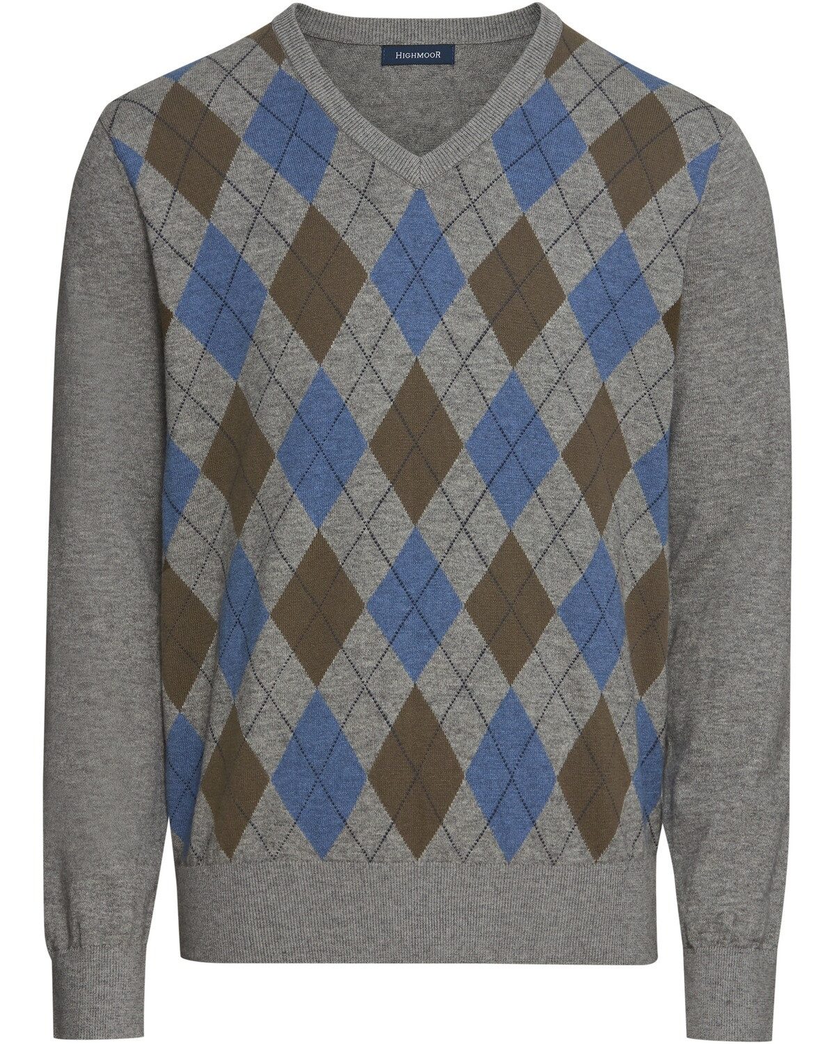 Highmoor Strickpullover Argyle-Pullover