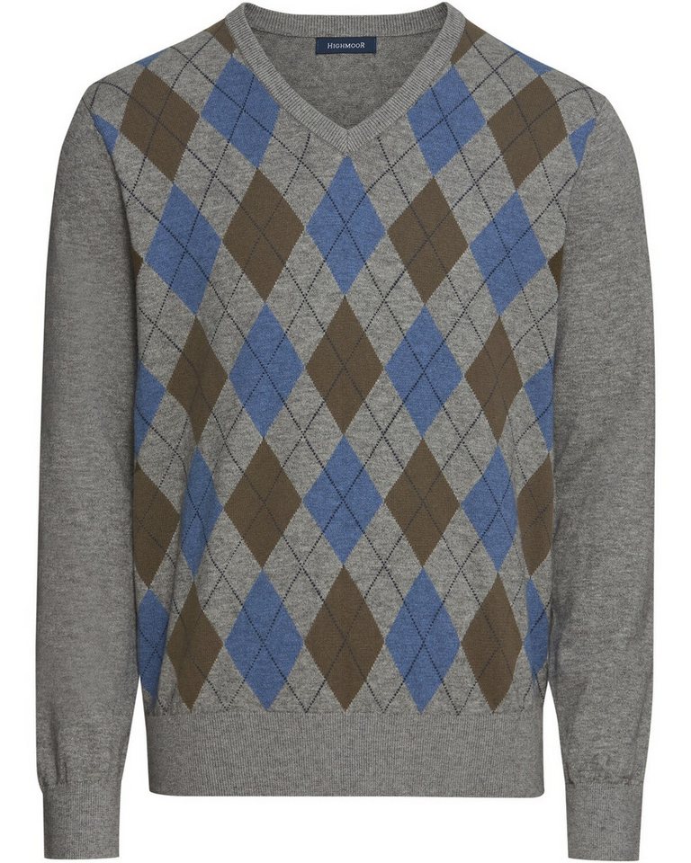 Highmoor Strickpullover Argyle-Pullover