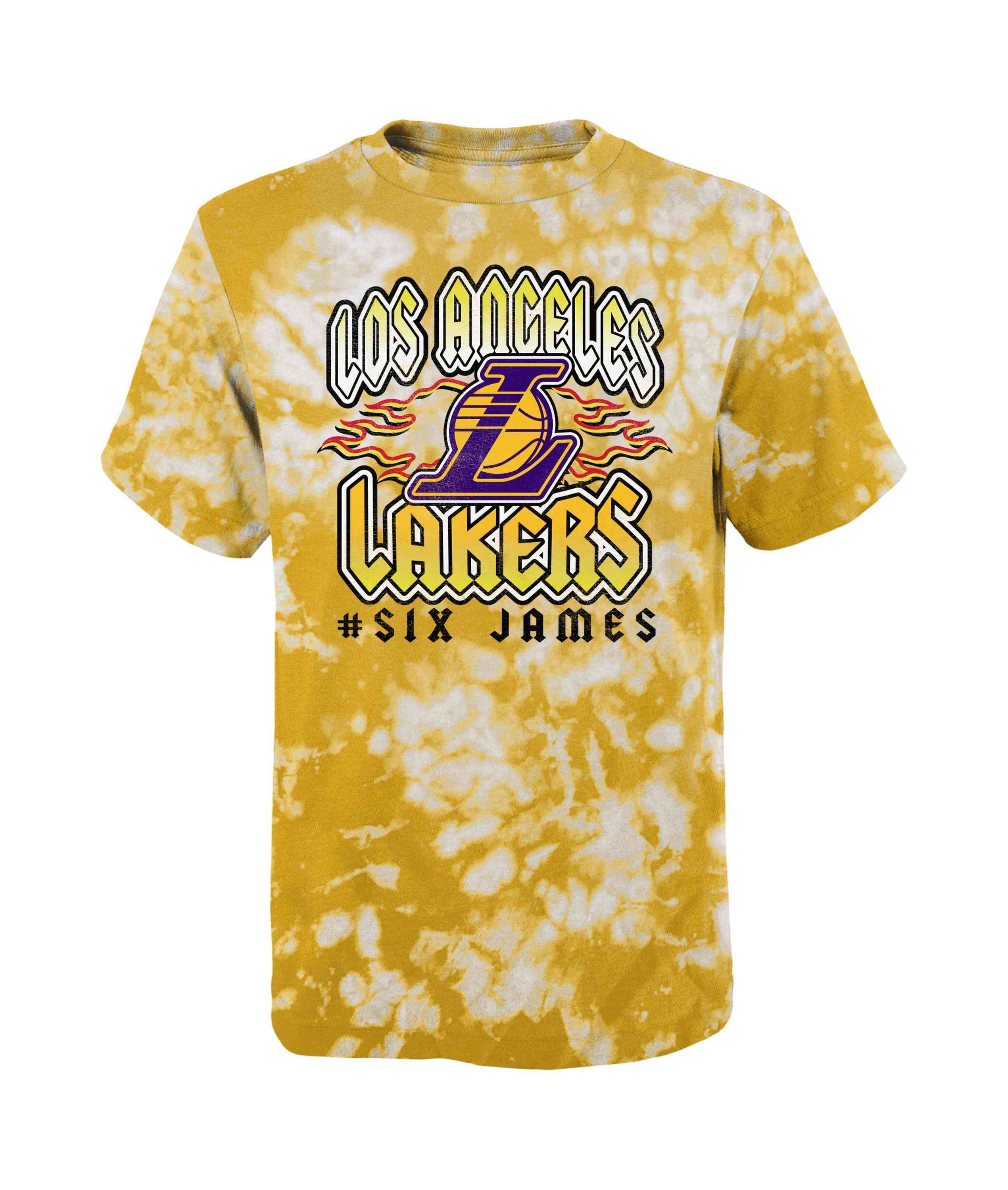 of Los NBA Lakers T-Shirt James Angeles Rock School Outerstuff