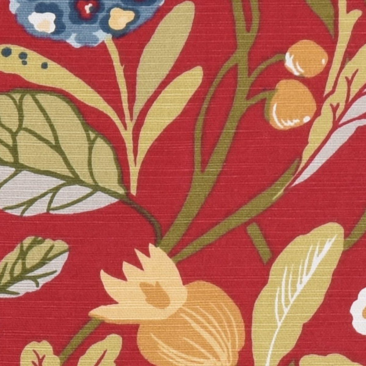 Smokband blickdicht, Vorhang made Germany, Hase blau rot handmade, Vorhang Blumen SCHÖNER Baumwolle, grün (1 SCHÖNER vorgewaschen St), LEBEN. LEBEN., 245cm, in