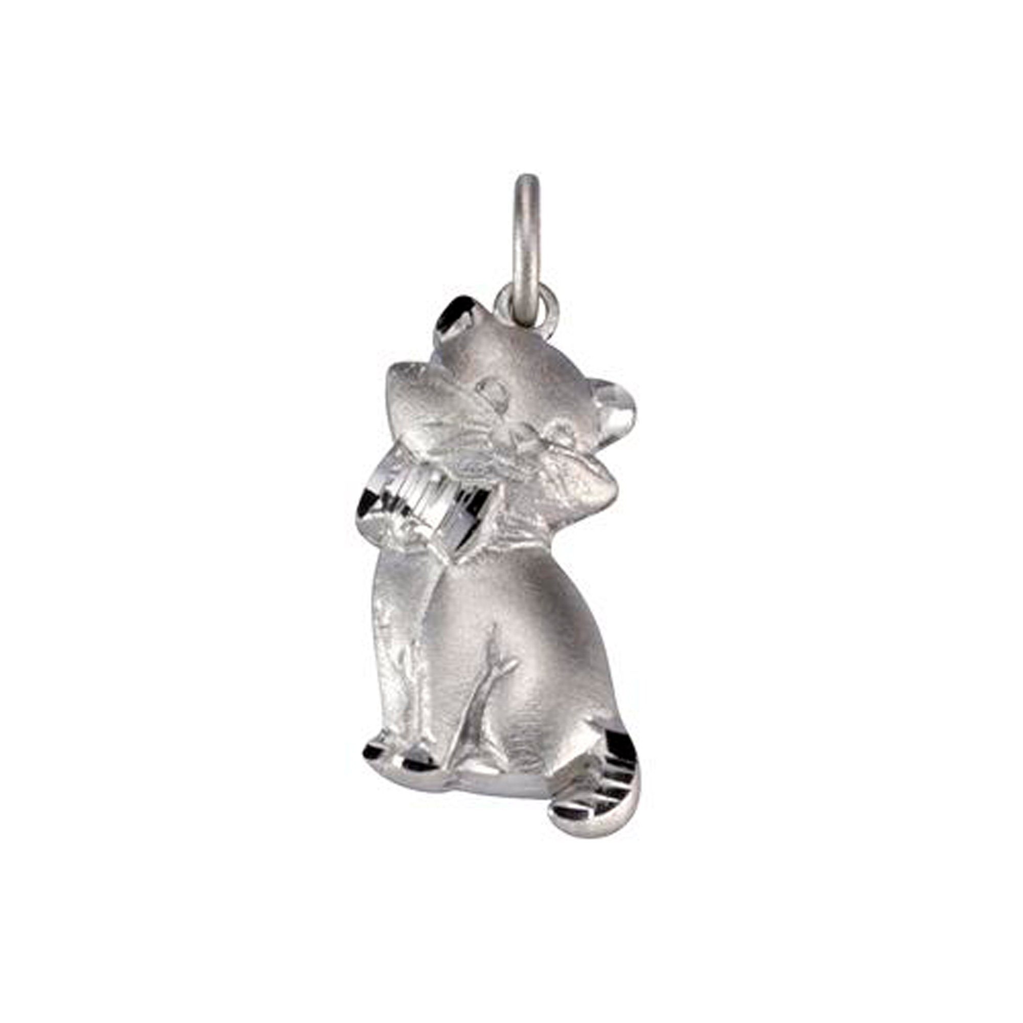 Vivance Kettenanhänger 925 Sterling Silber Motiv Katze