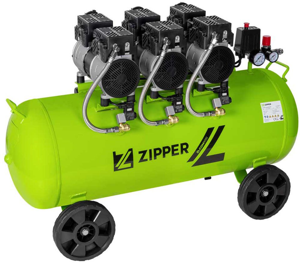 ZIPPER Kompressor ZI-COM90SI, 2250 W, max. 8 bar, 90 l, Kesselvolumen von 90 Liter