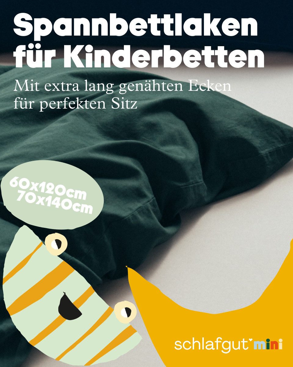 Schlafgut Spannbettlaken Casual Mini Spannbettlaken, Jersey, günstig online kaufen