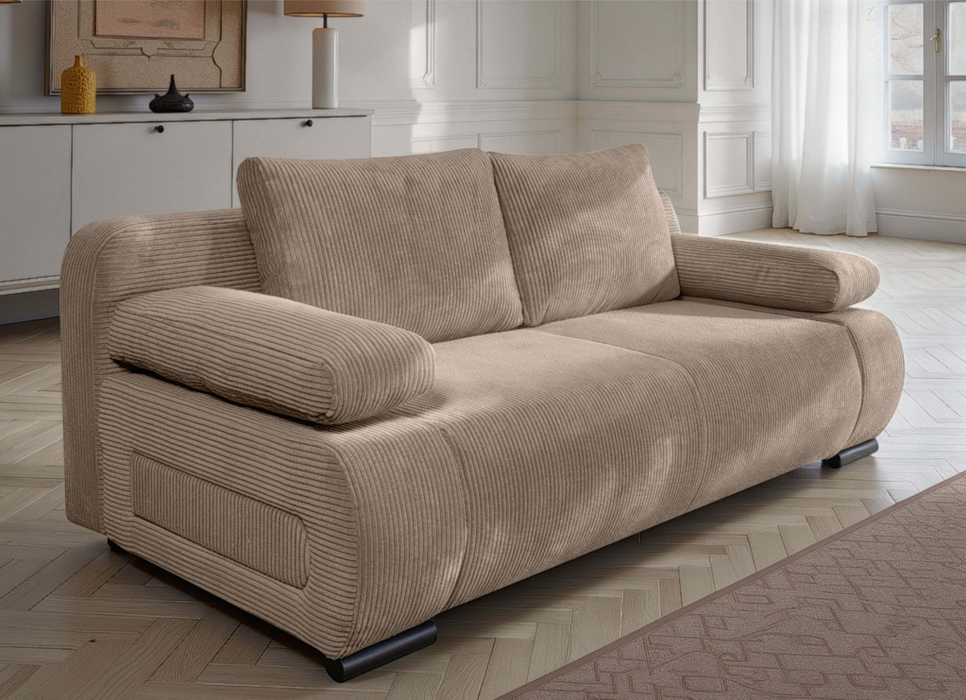 COLLECTION AB Schlafsofa Moritz B: 200 cm, Liegefl. 142x200 cm, Gästebettfunktion, frei stellbar, Wohnkomfort