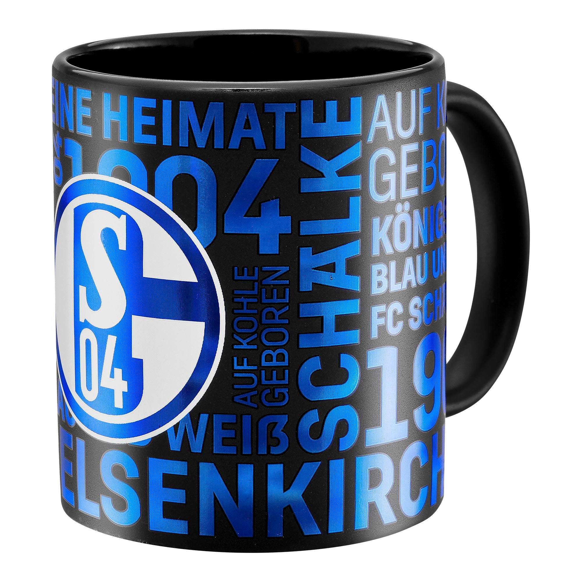 FC Schalke 04 Tasse Kaffeebecher Metallic, 1-tlg., Steinzeug