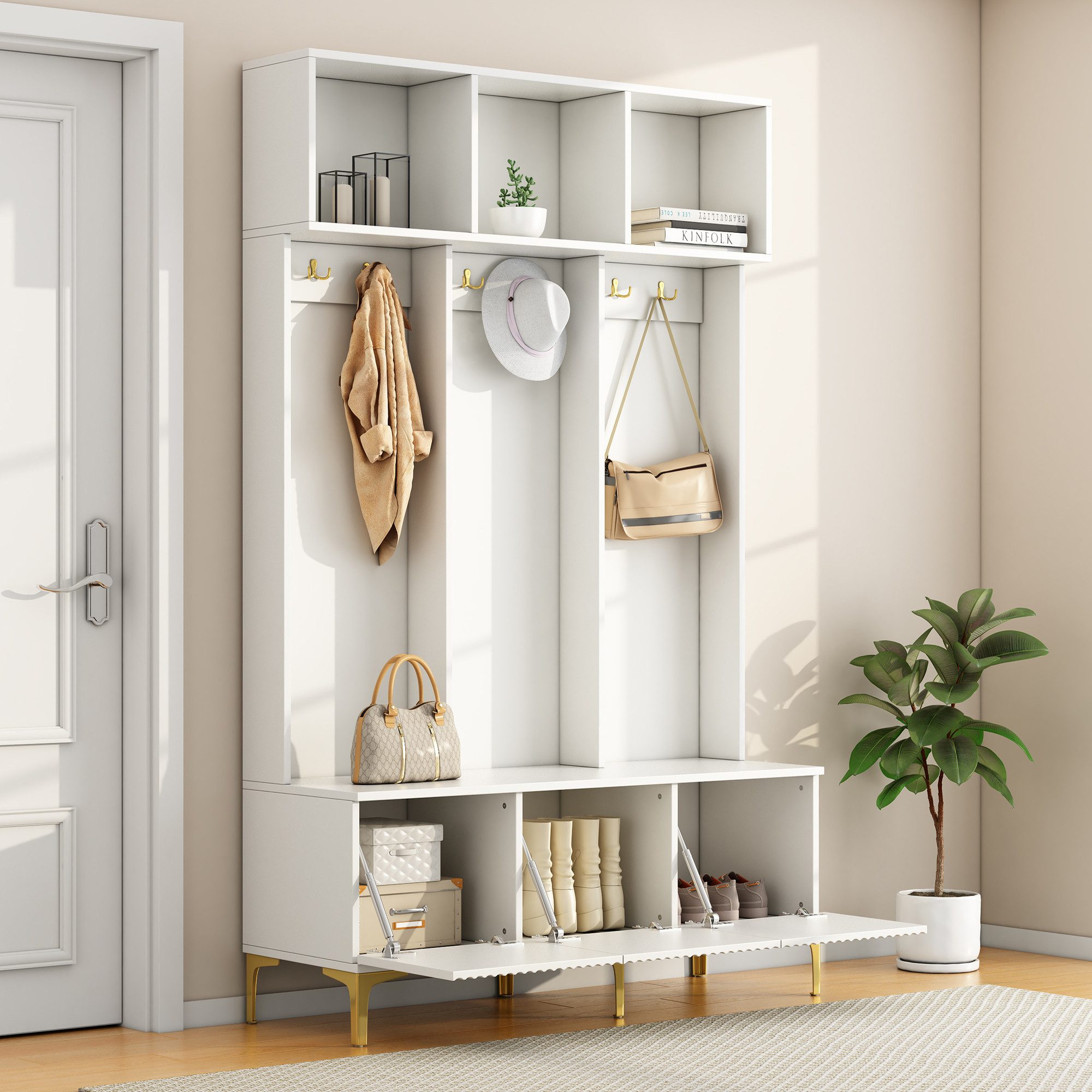 HAUSS SPOLE Garderoben-Set 120×40×191cm Kleiderschrank mit günstig online kaufen
