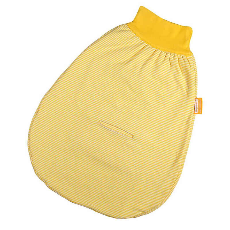 Hoppediz Babyschlafsack »Hoppediz Wohlfühl-Strampelsack 50-62 gelb gestreif«