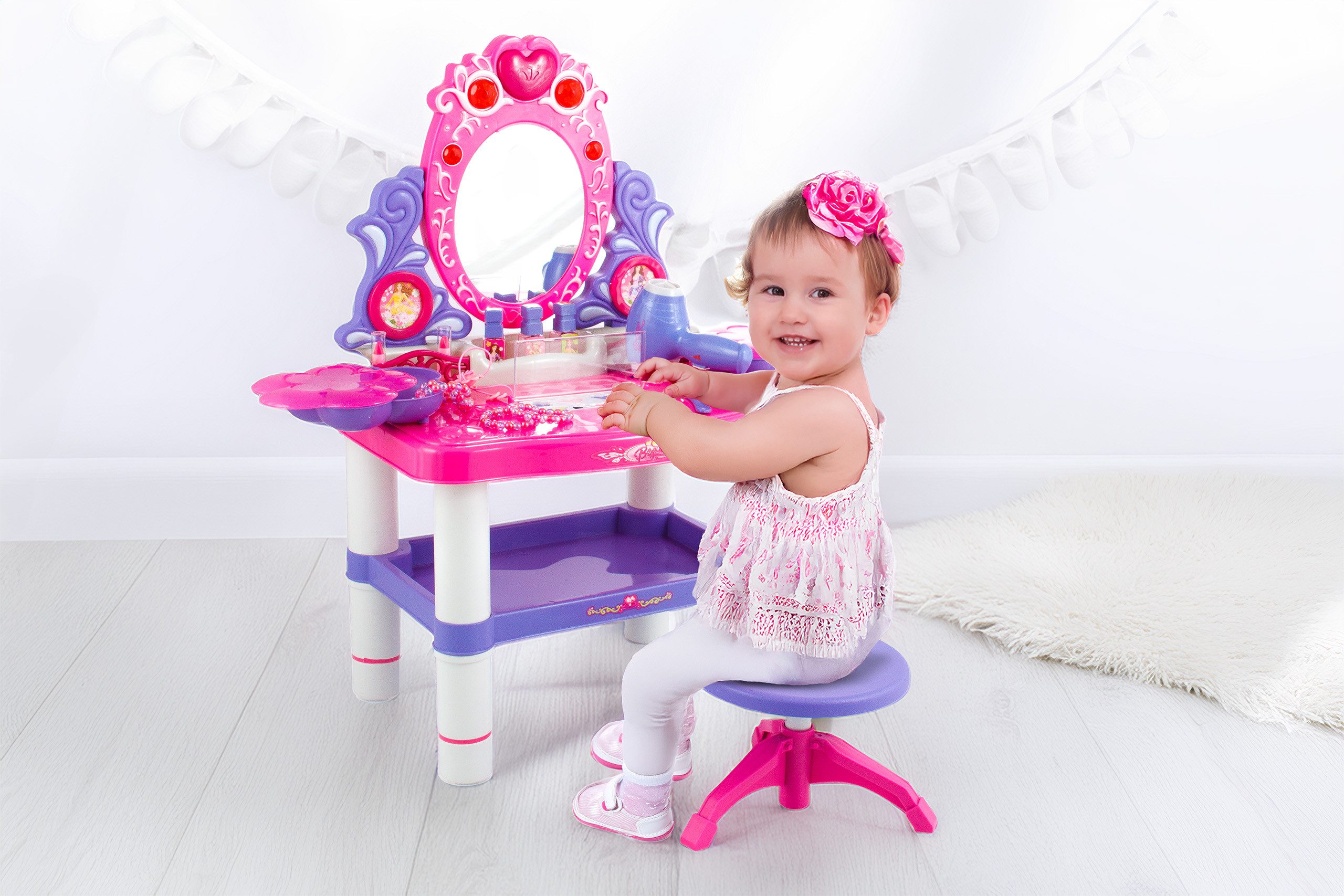 kinderplay Schminktisch Kinder Schminktisch mit Licht und Sound – Spielspaß günstig online kaufen