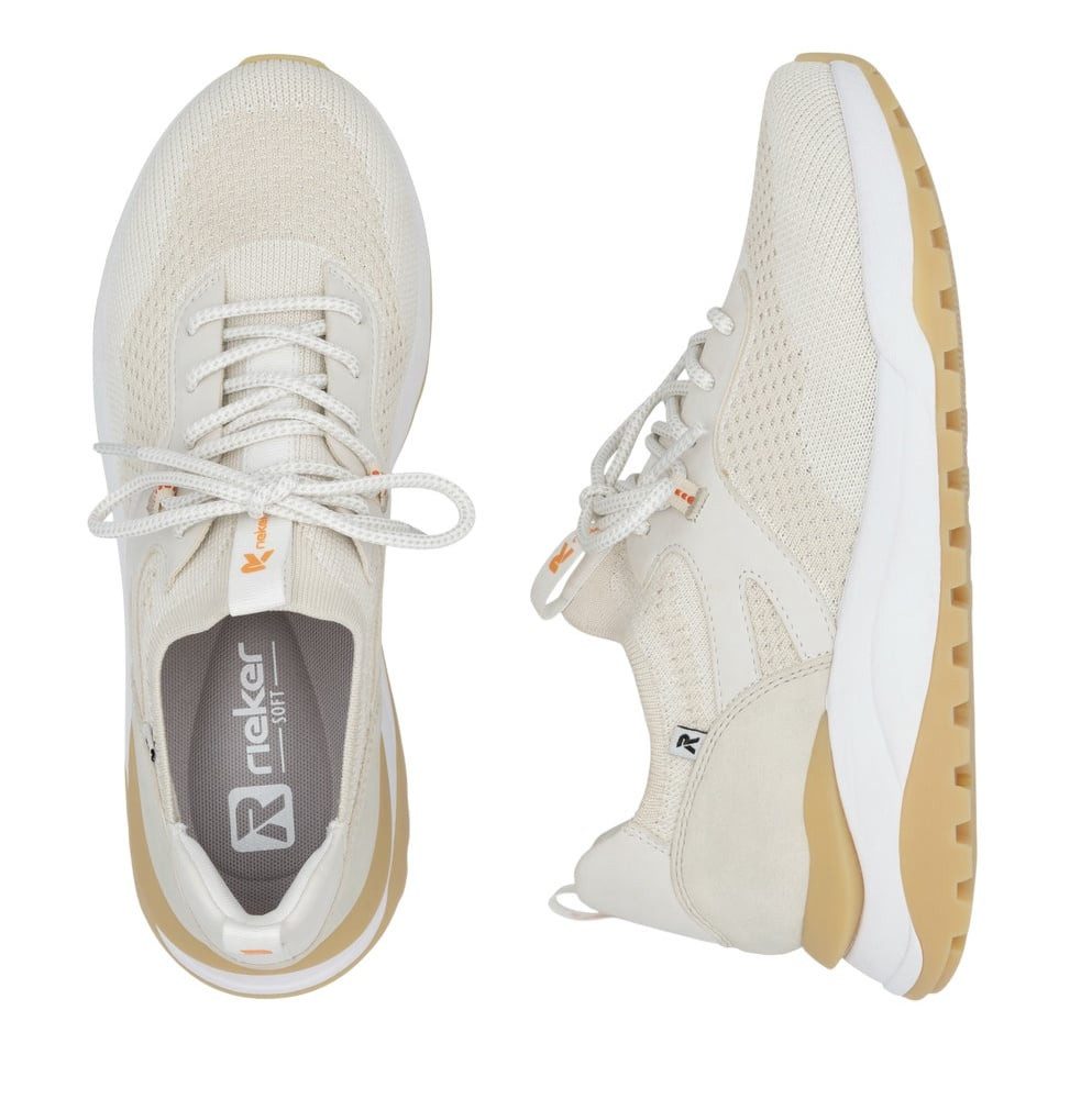 Rieker (Textil) W2503 beige Damen Sneaker günstig online kaufen