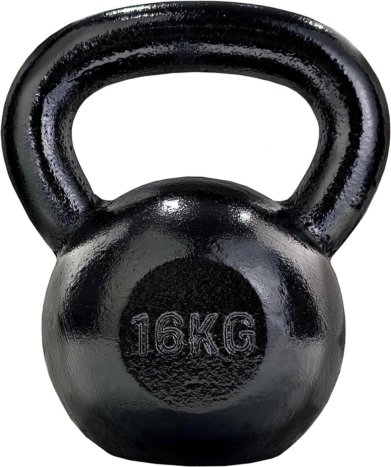 Kettlebell 4-28 kg Gusseisen Kugelhantel Kugelgewicht Schwunghantel