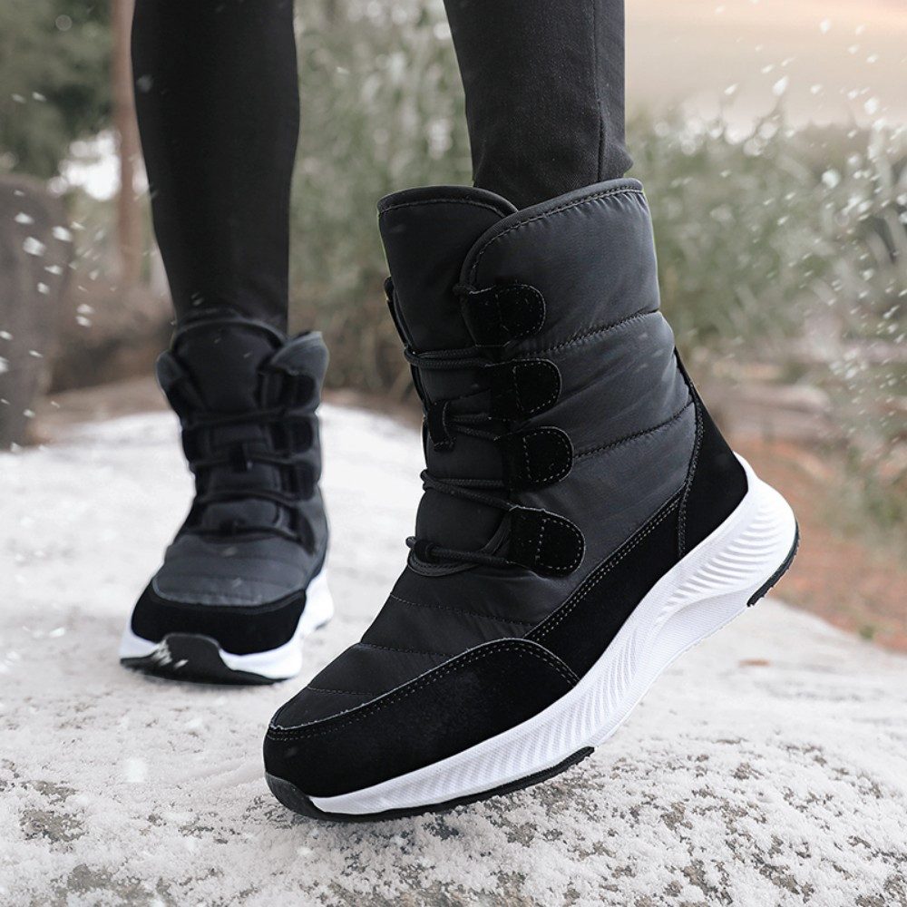 HUSK'SWARE Schneeschuhe Bequeme Damen-Winter-Schneestiefel (Warme Wanderschuhe, High-Top-Schuhe), Warme gefütterte Damen-Winterstiefel – ideal für kalte Tage – Bild 4 von 5