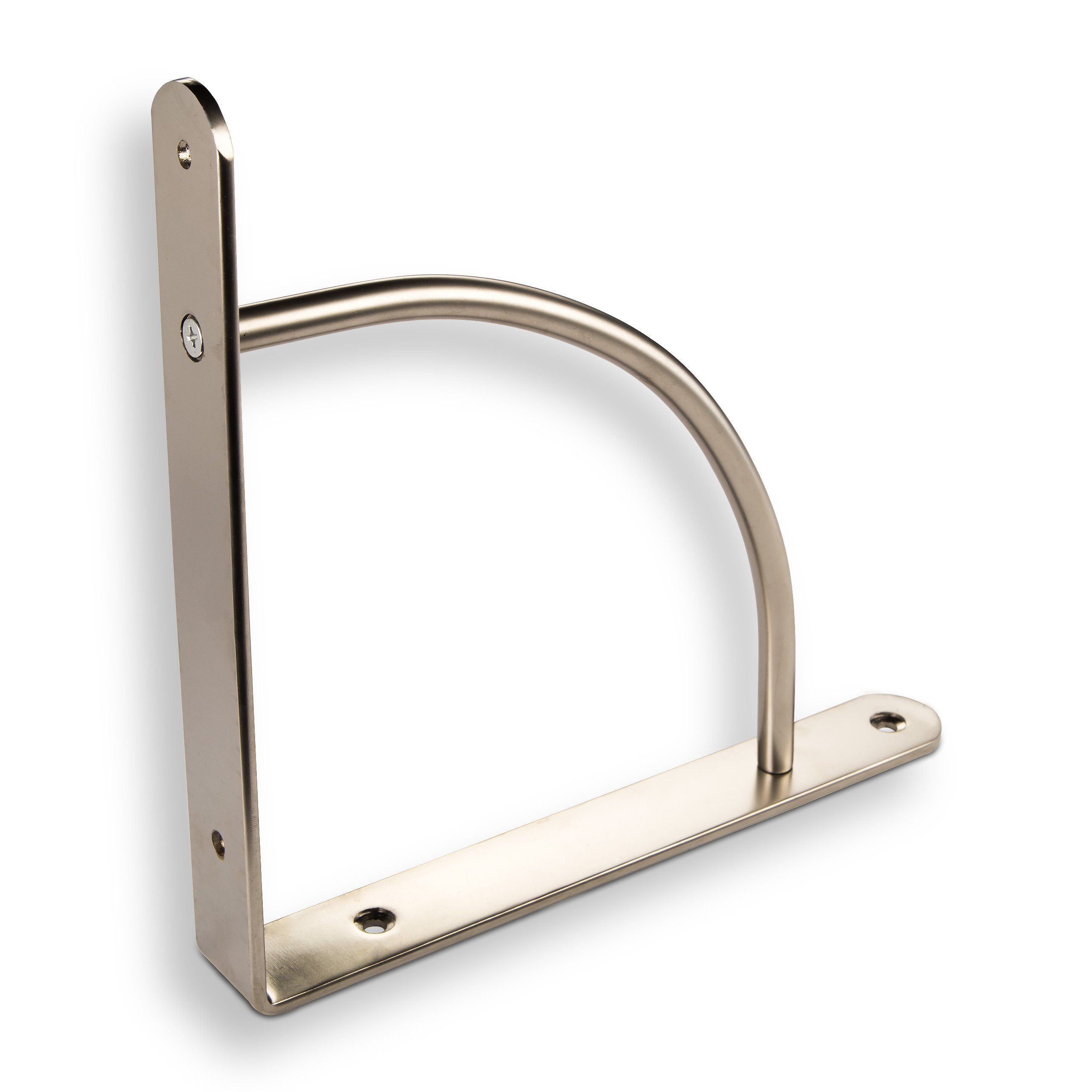 SO-TECH® Wandregalhalter Regalkonsole RK04, 2-tlg., Edelstahloptik günstig online kaufen