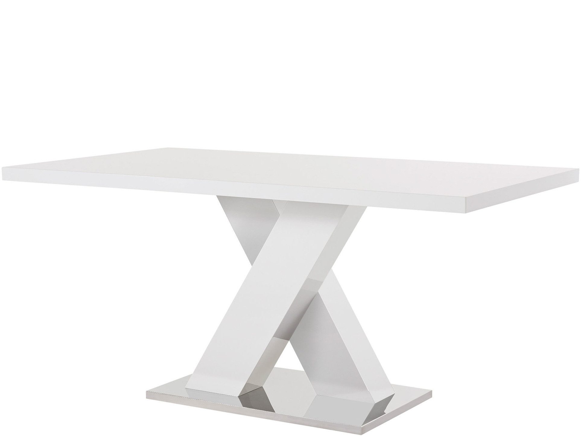 freiraum Esstisch Ankara, in Weiß, MDF - 160x76x90cm (BxHxT)