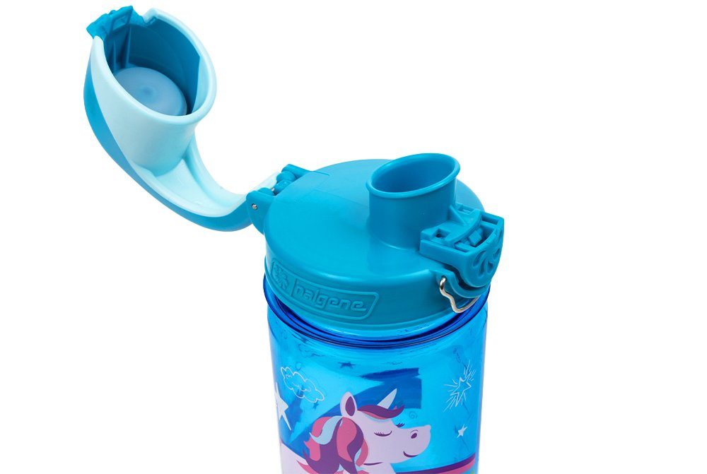 Einhorn Nalgene Trinkflasche 0,35 blau 'OTF Nalgene Sustain' Kids Kinderflasche L