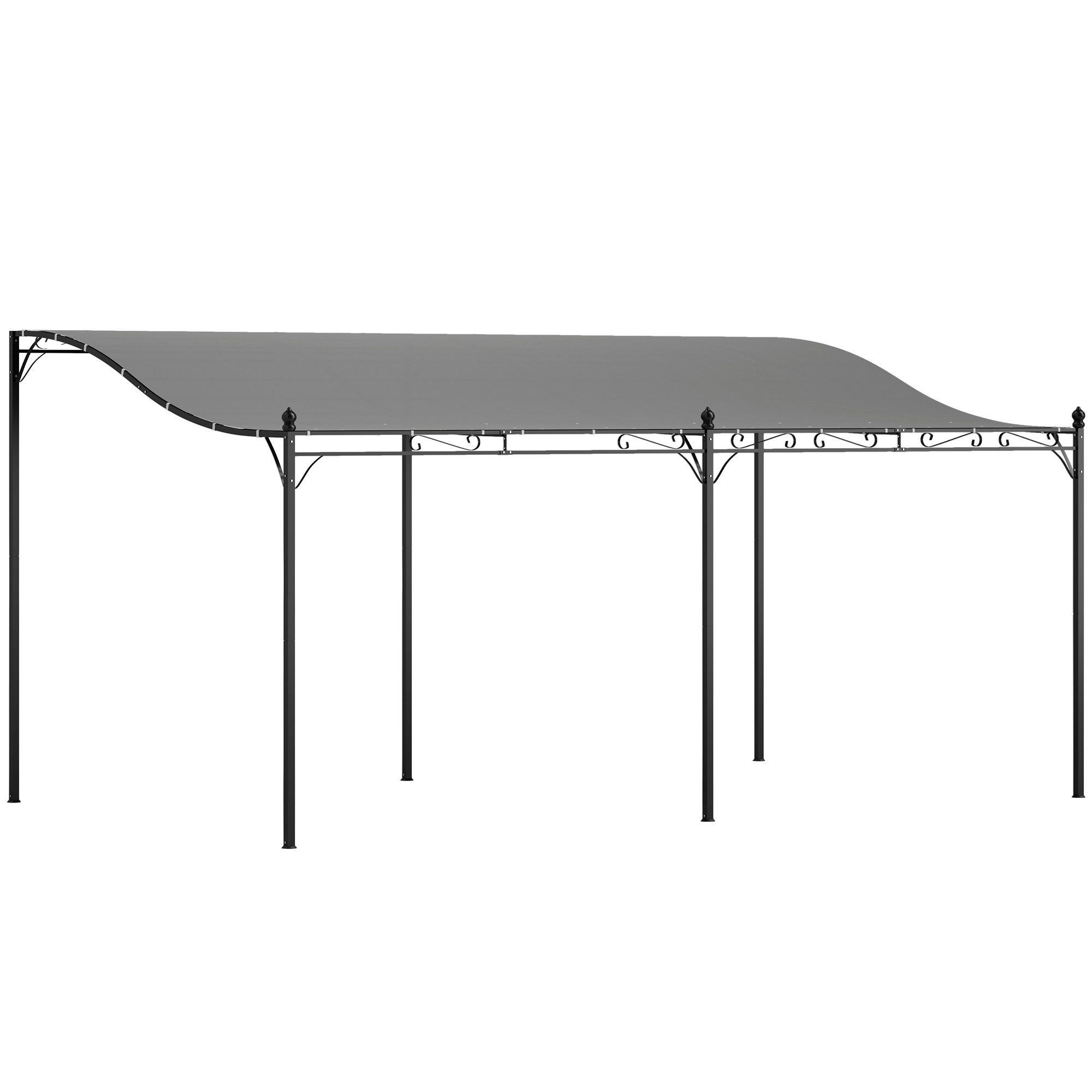 Outsunny Pavillon wasserdicht, freistehend, (Pergola mit günstig online kaufen