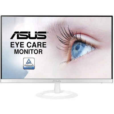 Asus VZ249HE-W LED-Monitor (60,50 cm/23,8 ", 1920 x 1080 px, Full HD, 5 ms Reaktionszeit, 76 Hz, LED IPS, Eye-Care Monitor ultra-schlank rahmenloses Design weiß)