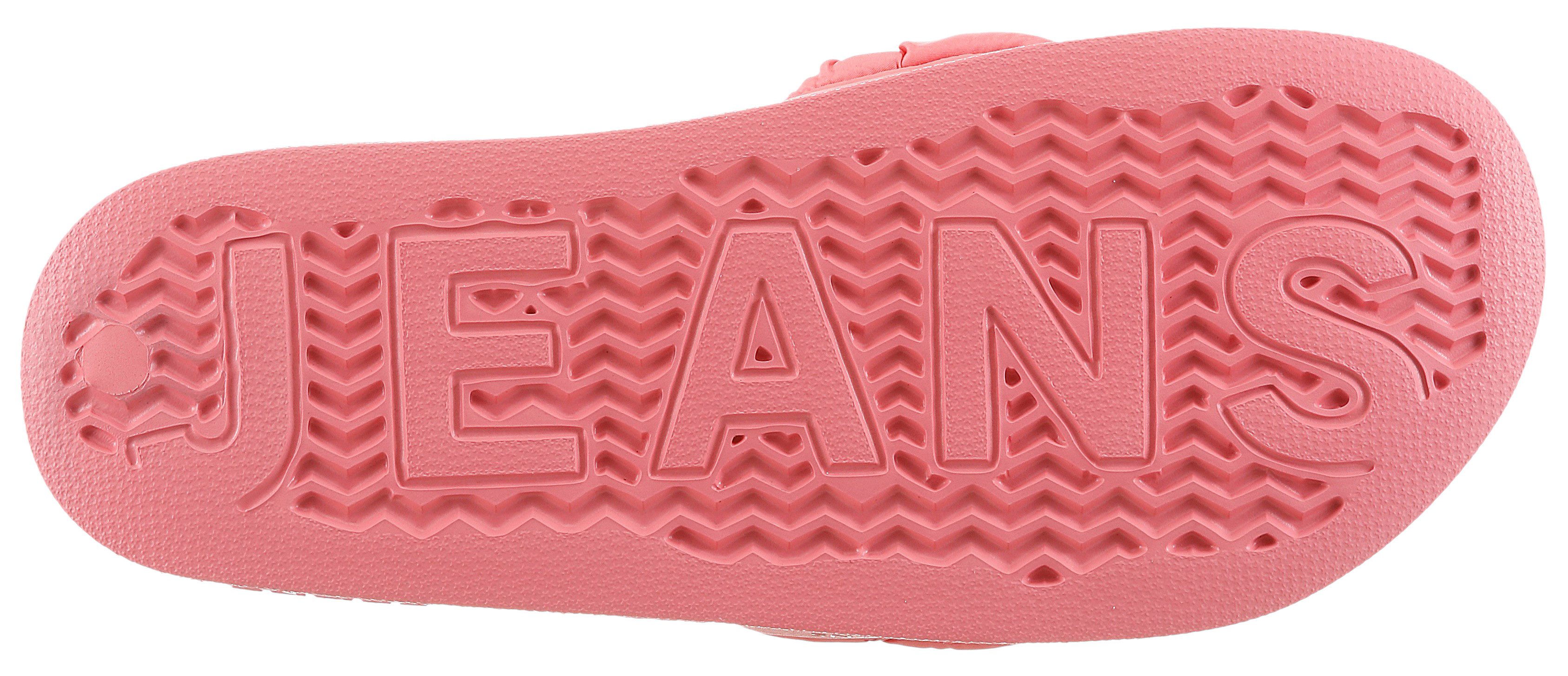 Tommy Jeans TJW BRAIDED SLIDES Pantolette Sandale, Pantolette, Flat mit geflochtener Bandage
