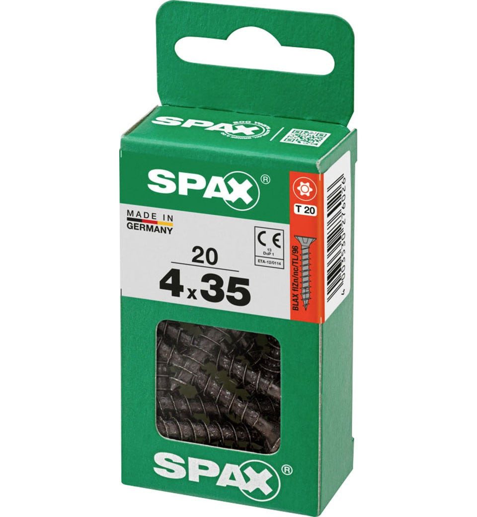 SPAX Schnellbauschraube Spax Universalschrauben 4 x 35 mm T20 Vollgewinde