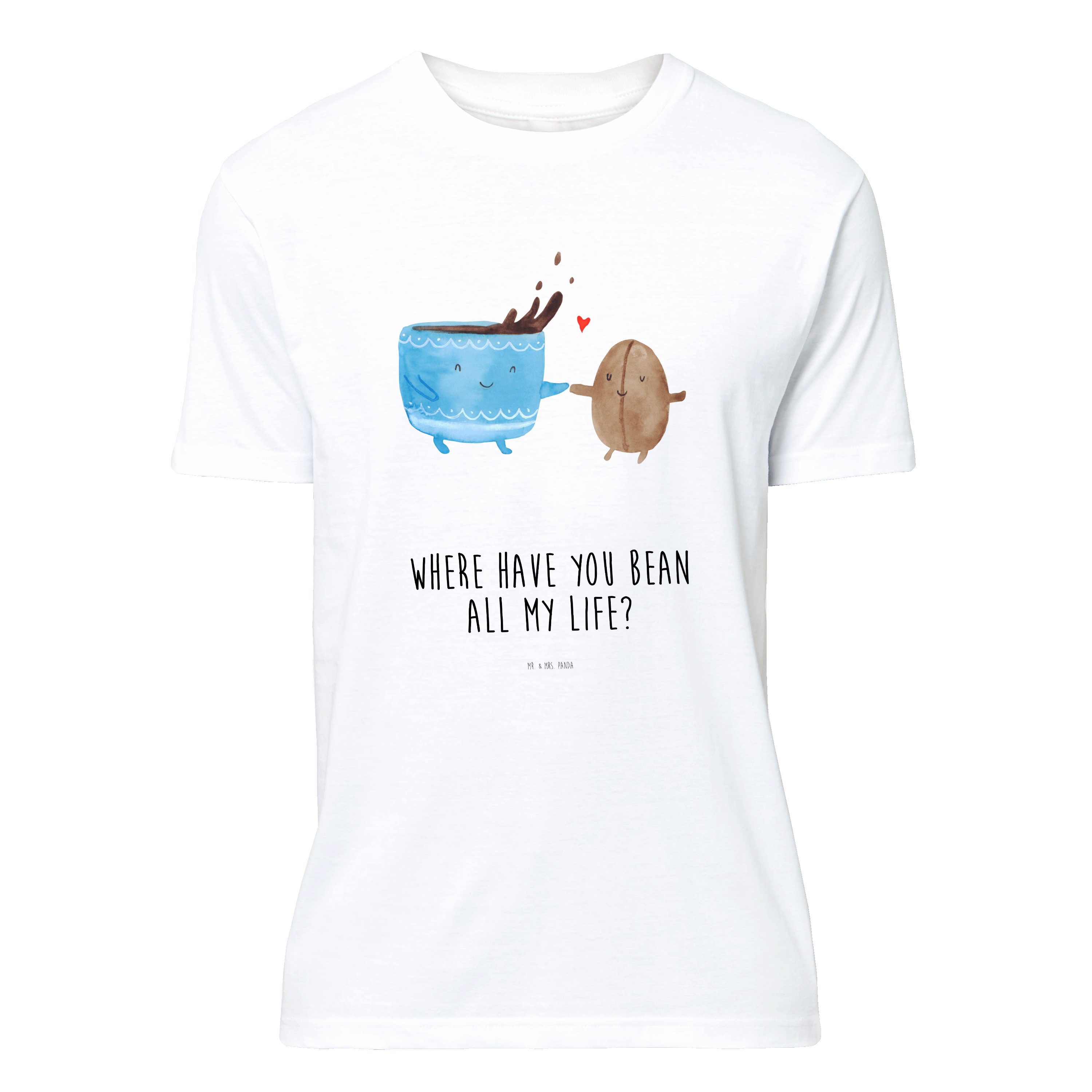 Mr. & Mrs. Panda T-Shirt Kaffee günstig online kaufen