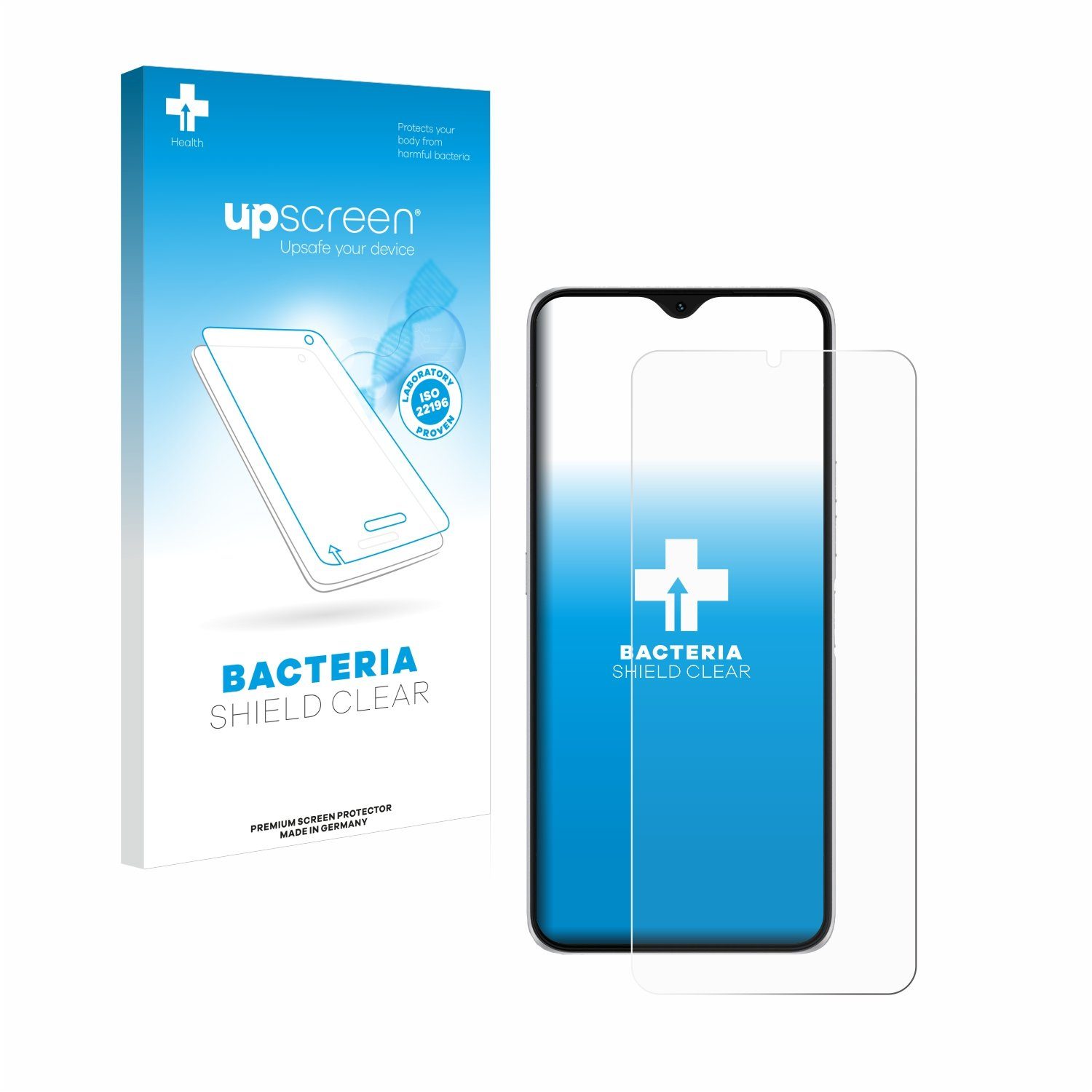 upscreen Schutzfolie für Umidigi F3 Pro 5G, Displayschutzfolie, Folie Premium klar antibakteriell