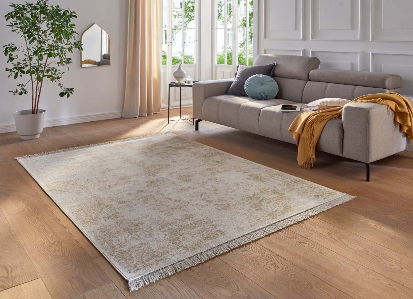TaraCarpet Teppich Tara Carpet Palazzo Royal ECO Vintage, rechteckig, Höhe: günstig online kaufen