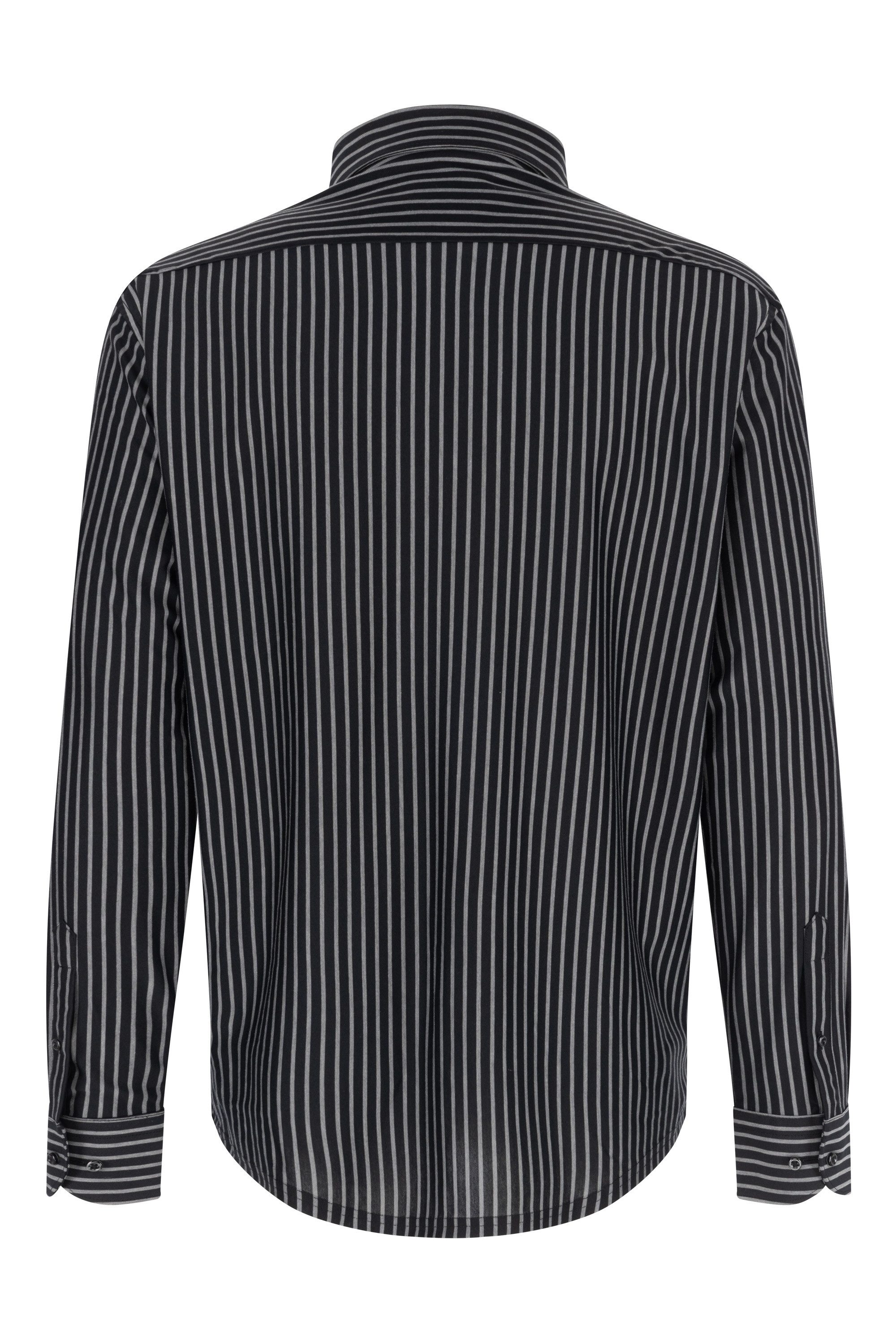 Eterna Businesshemd 1863 by ETERNA COMFORT FIT Langarm Hemd anthrazit gestreift stretch