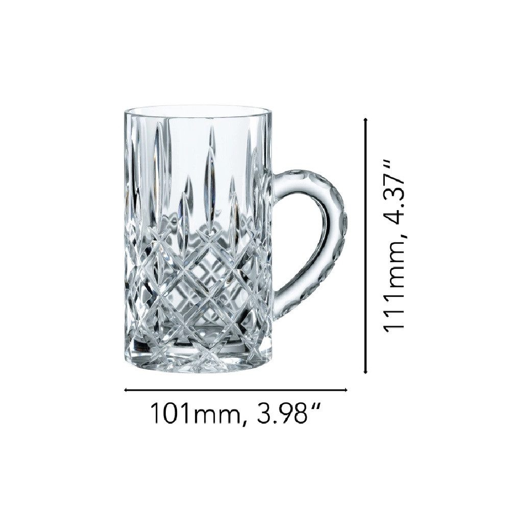 Nachtmann Thermoglas Nachtmann Noblesse Heißgetränkeglas 2er Set, Kristallglas