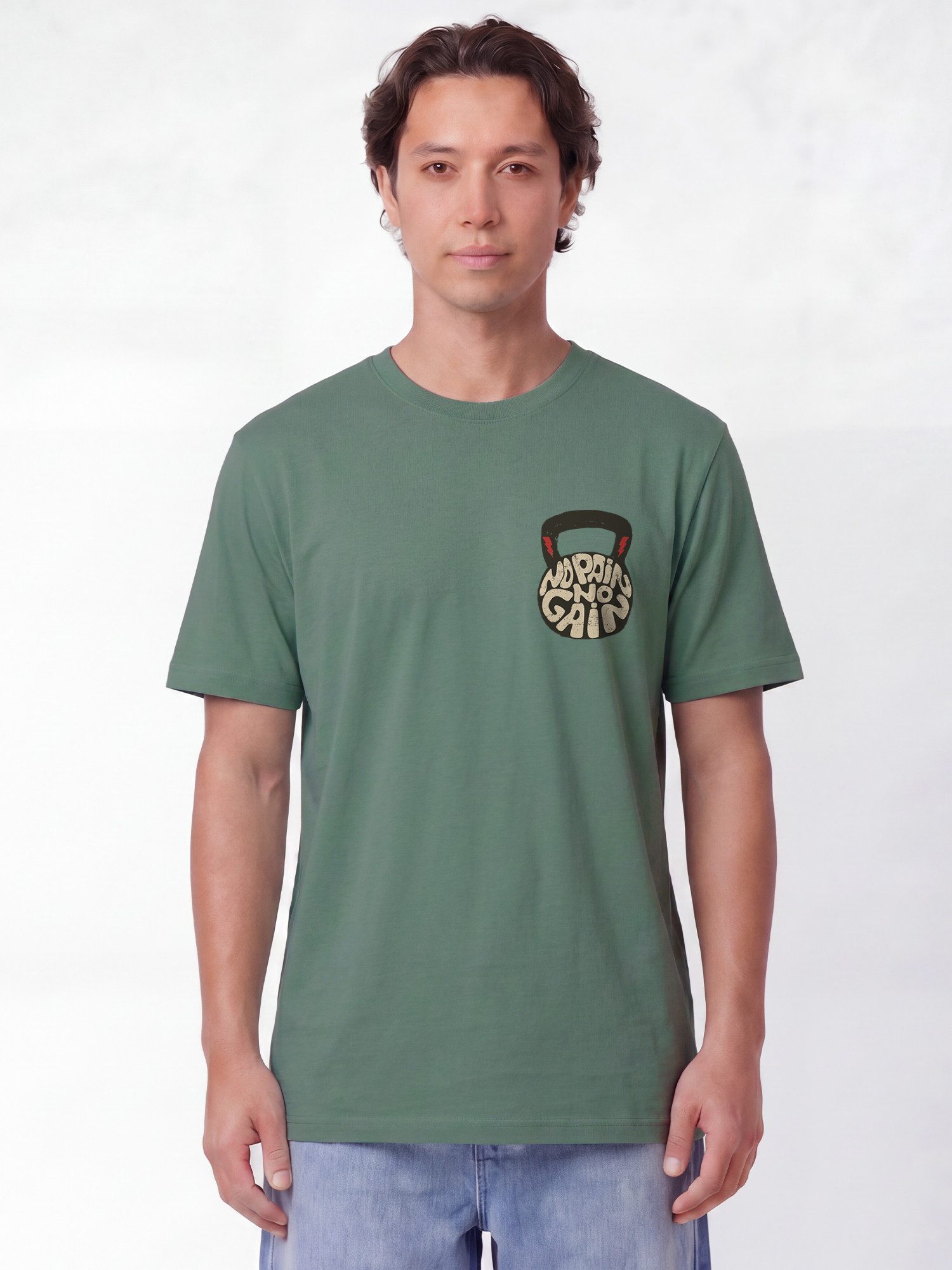 wat? Apparel T-Shirt No Pain, no Gain 01
