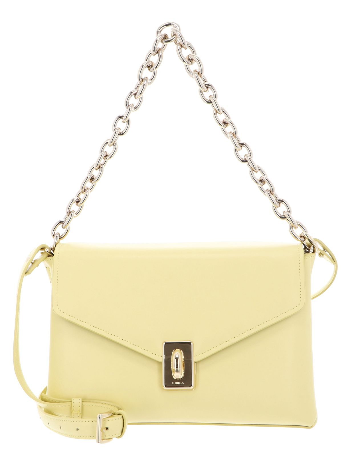 Furla Schultertasche Crossbody Bag With Double Strap, aus echtem Leder