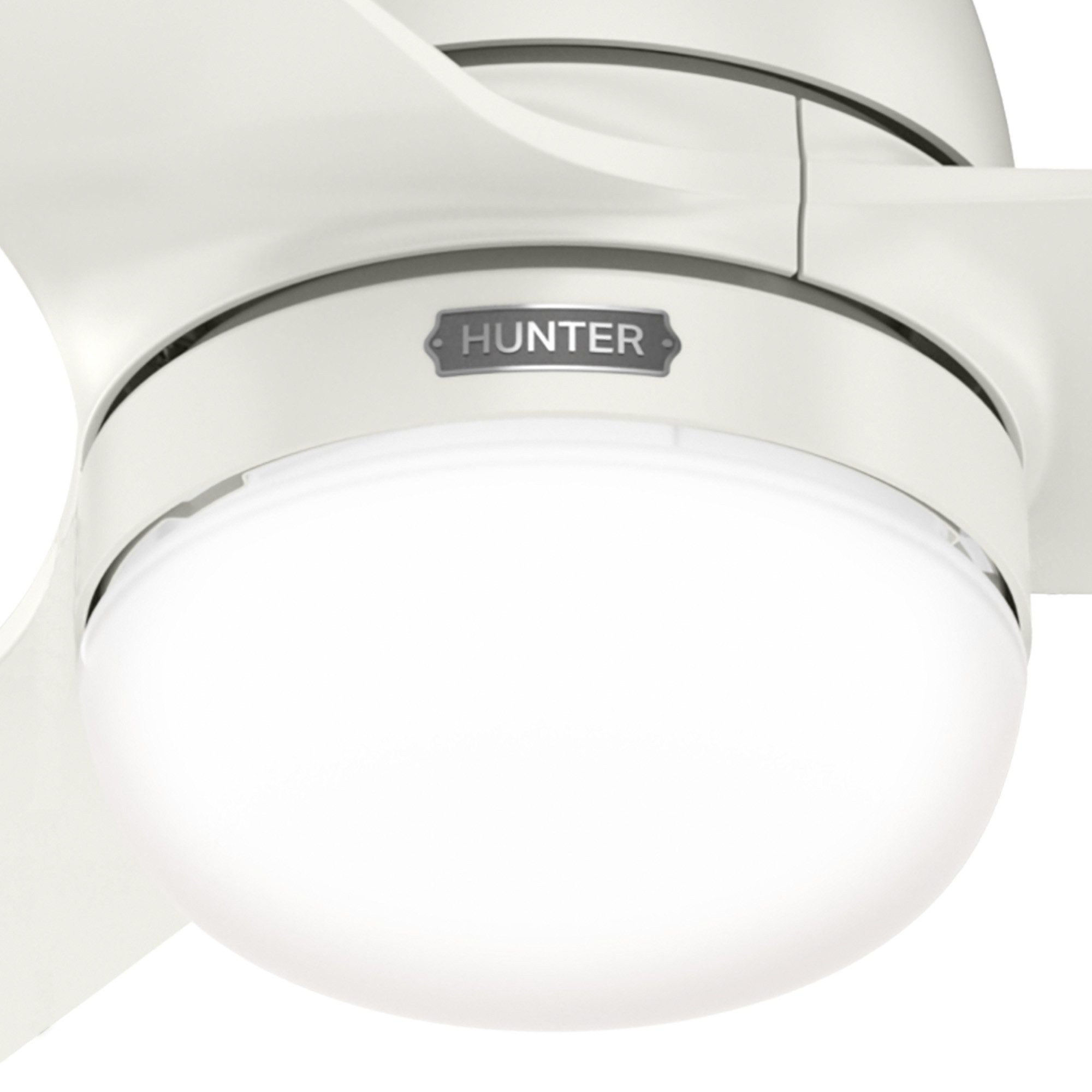 Hunter Outdoor Deckenventilator Seawave Weiß mit Licht