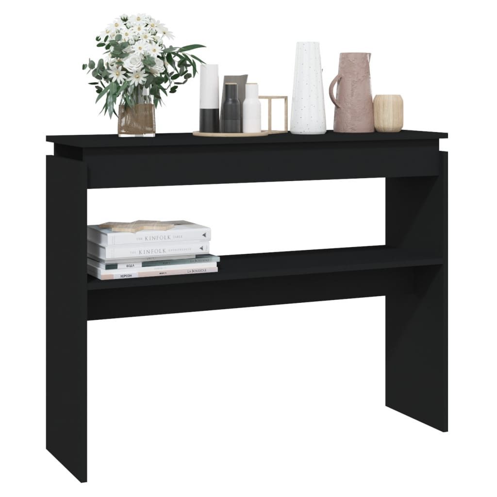 vidaXL Beistelltisch Konsolentisch Schwarz 102x30x80 cm günstig online kaufen