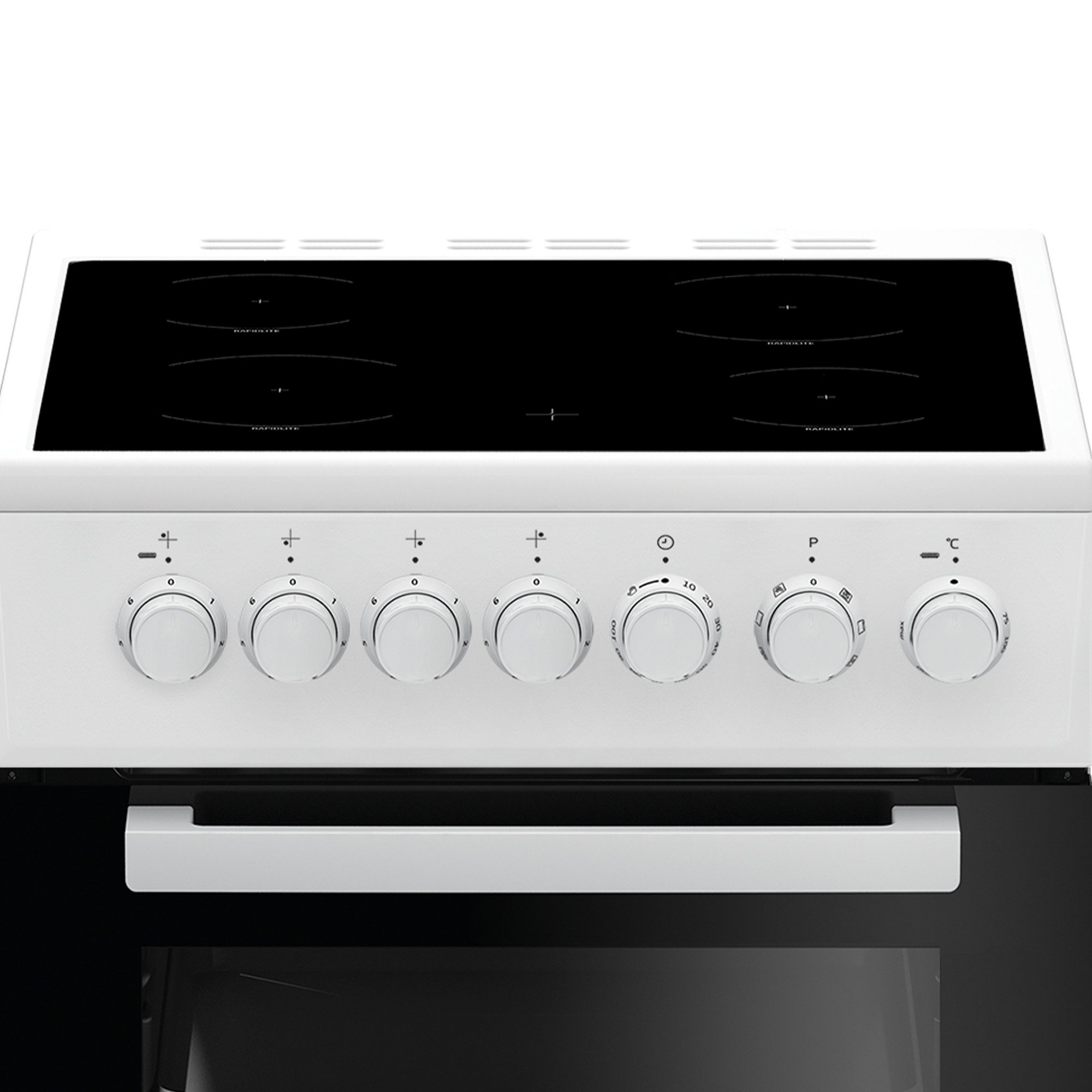 BEKO Elektro-Standherd FSM57100GW, Simple Steam Reinigungsfunktion, Abnehmbare Backofentür – Bild 2 von 5