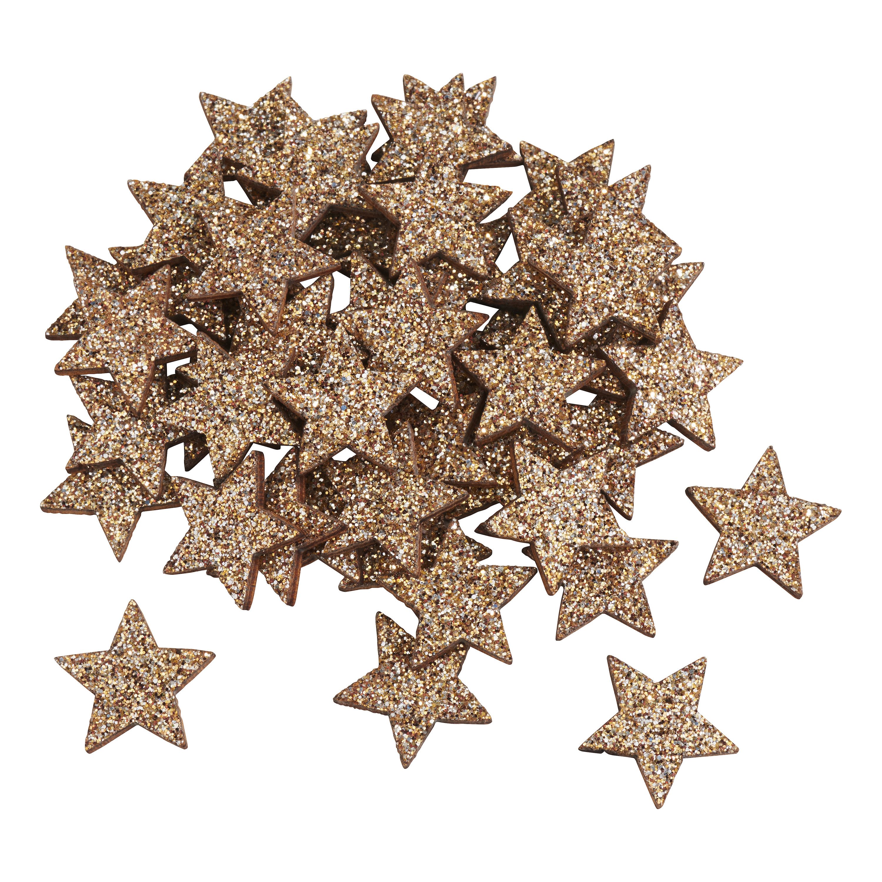 VBS Streudeko Shiny Stars, Ø 1,5 cm, 48 Stück