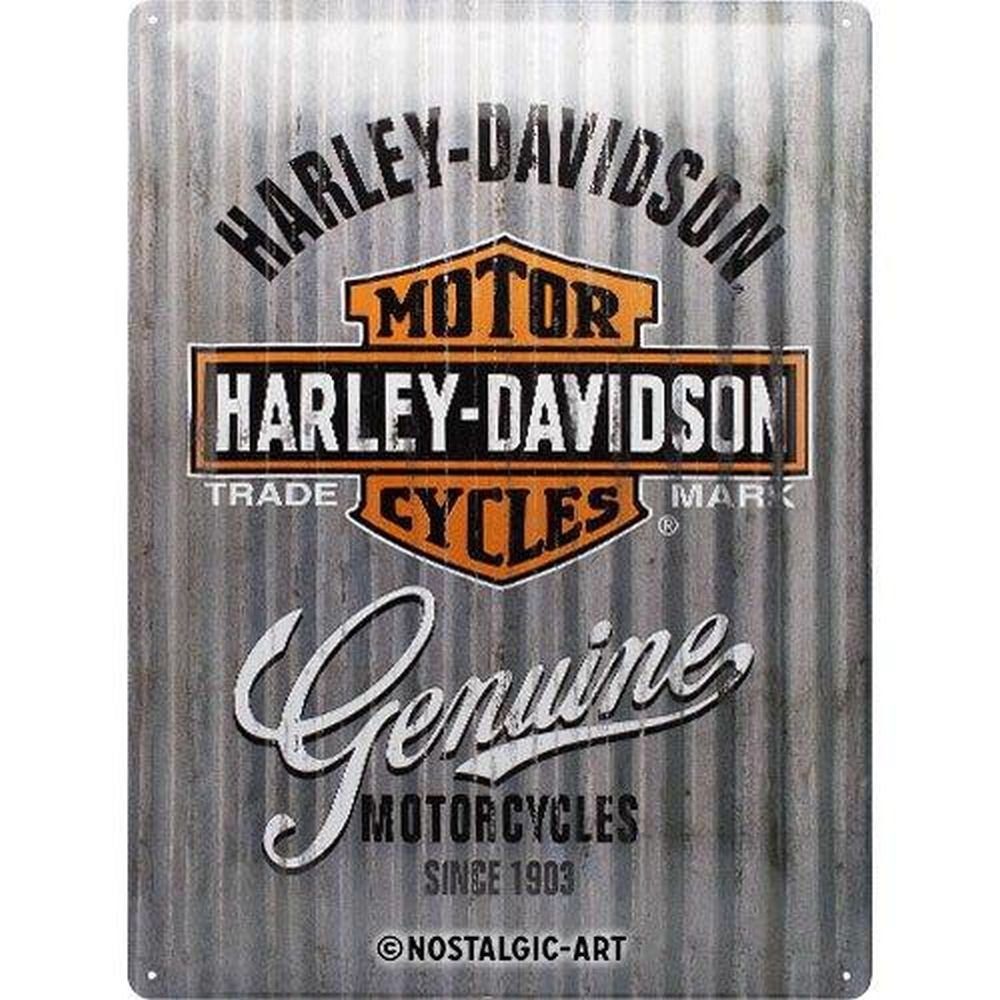 Nostalgic-Art Metallschild Blechschild 30 x 40 cm - Harley-Davidson - Metal Wall