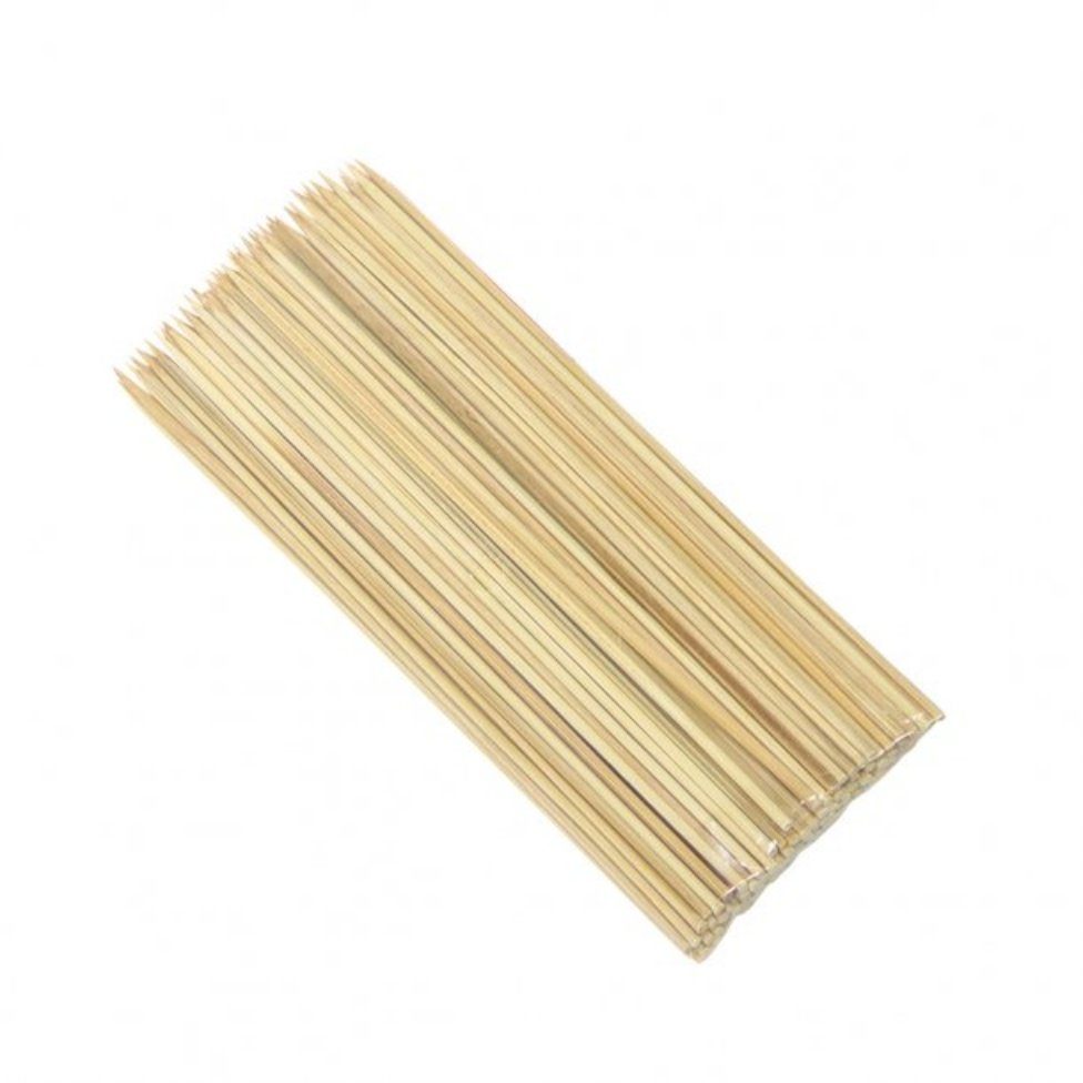 Bambus, Schaschlikspieße, axentia 200755 Schaschlikspieße 100 Stück