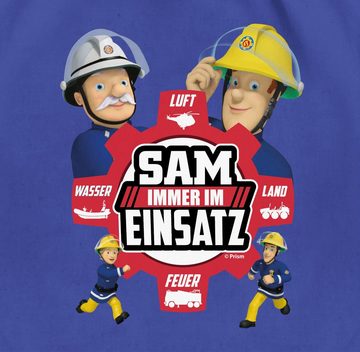 Shirtracer Turnbeutel Sam - Immer im Einsatz, Feuerwehrmann Sam Tasche