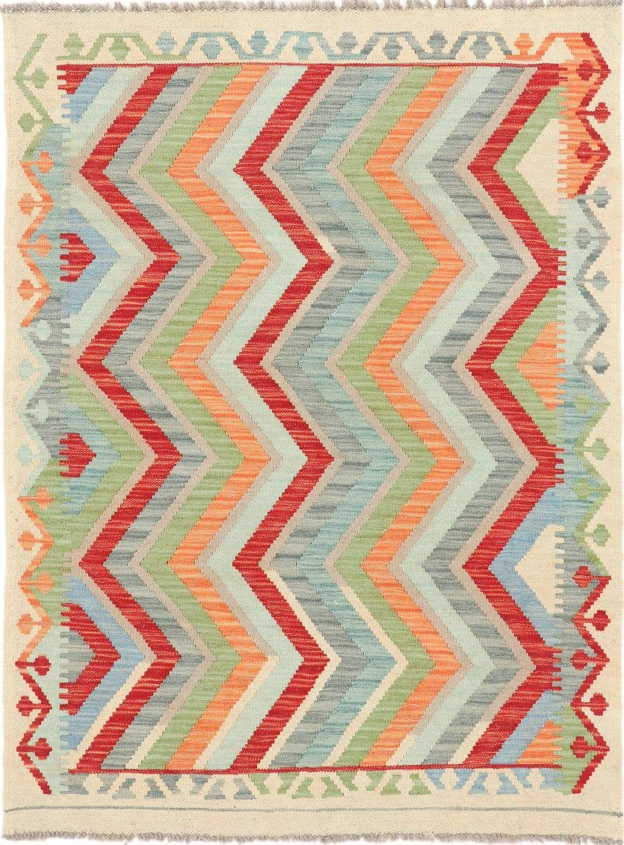 Orientteppich Kelim Afghan Orientteppich, mm rechteckig, Trading, Nain 106x143 Höhe: Handgewebter 3