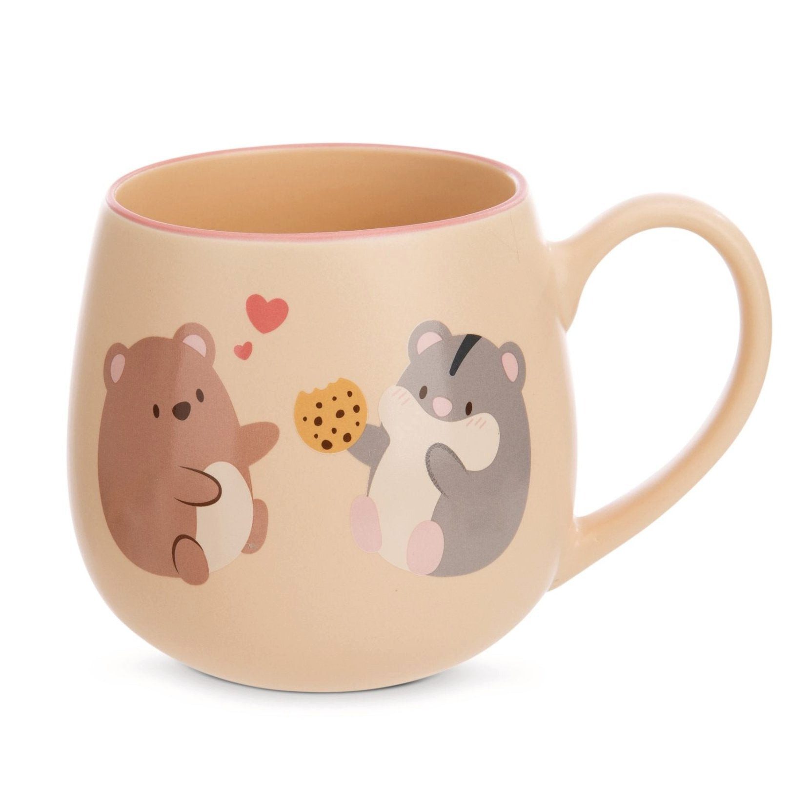 Nici Tasse Mymochi Nici Tasse Faßbecher Hamster & Bär 400 ml, Mymochi Nici Tasse Faßbecher Hamster & Bär 400 ml